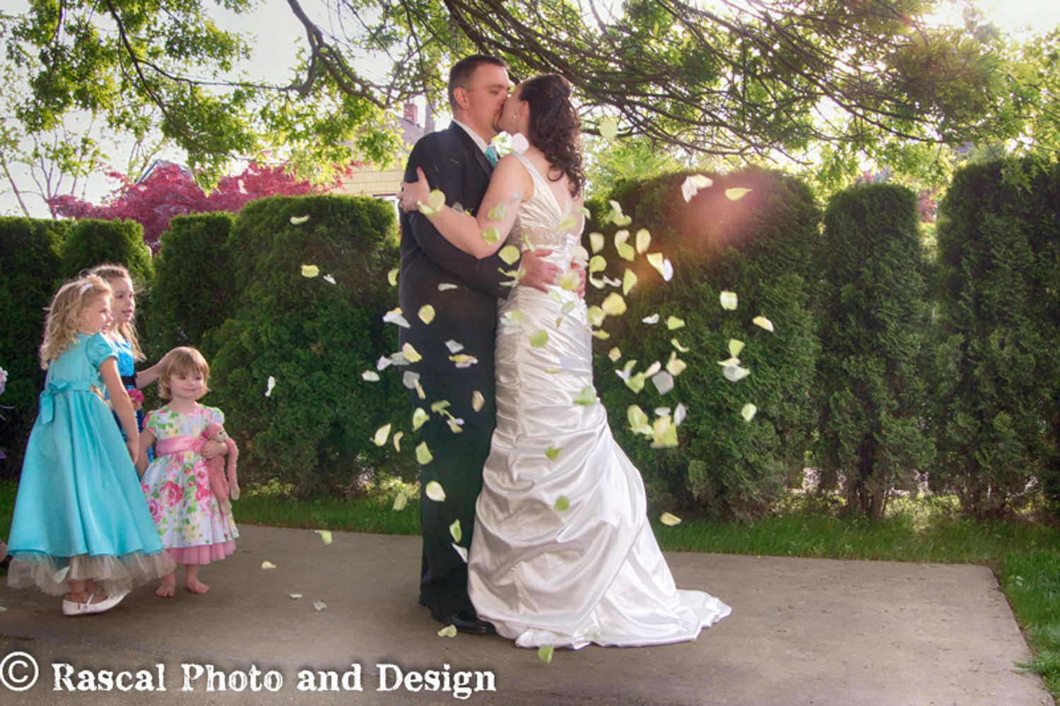 Bride and Groom in Seattle Washington