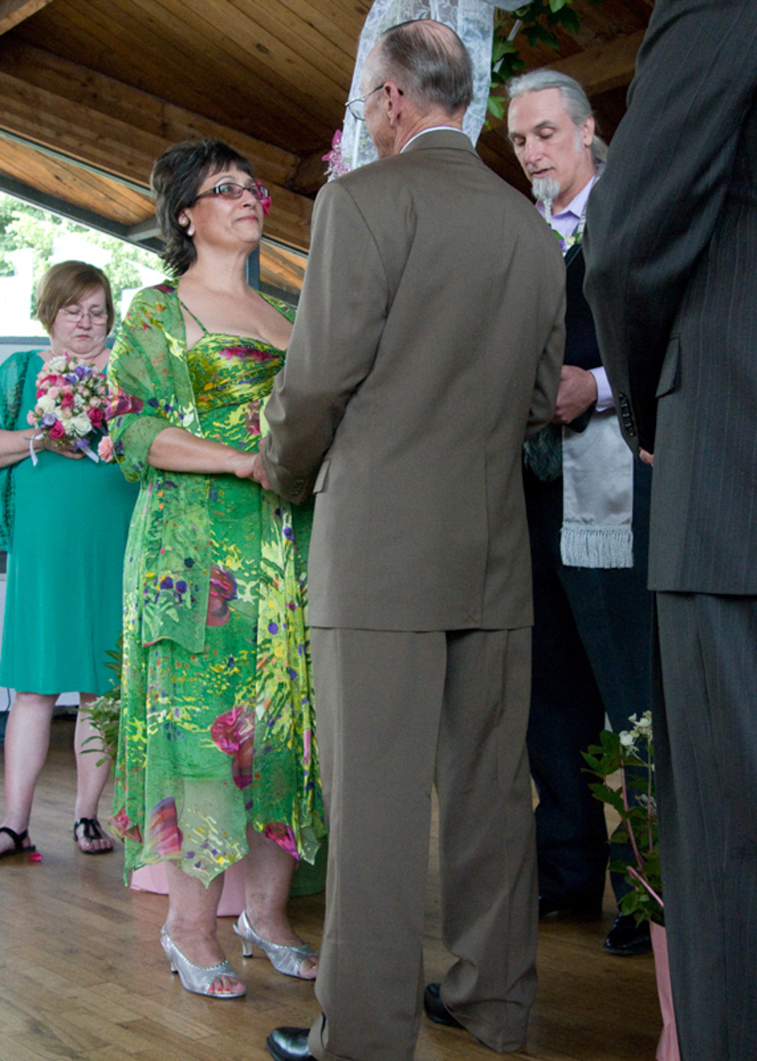 Wedding ceremony in Seattle Washington