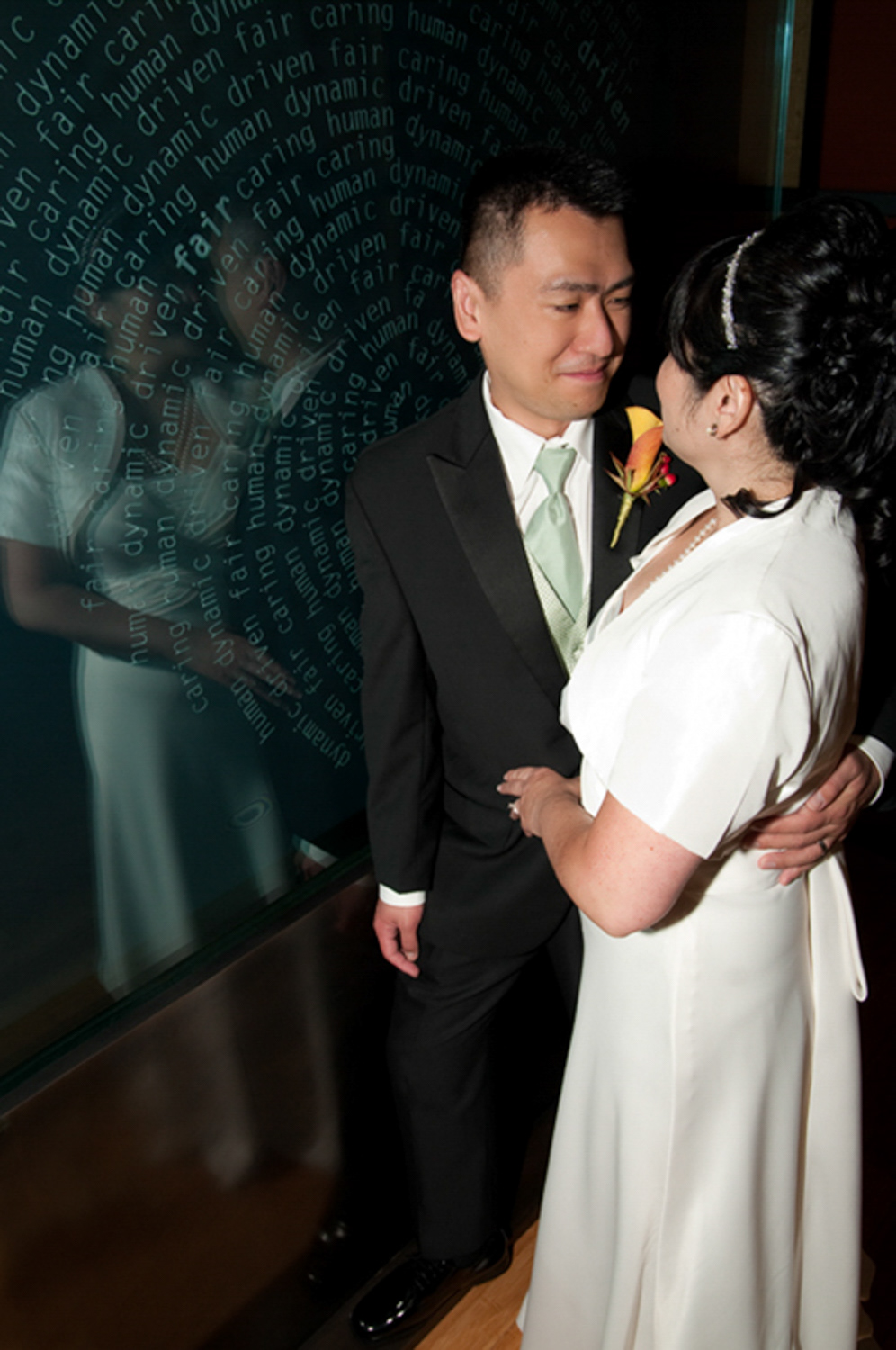 Bride and Groom in Seattle Washington