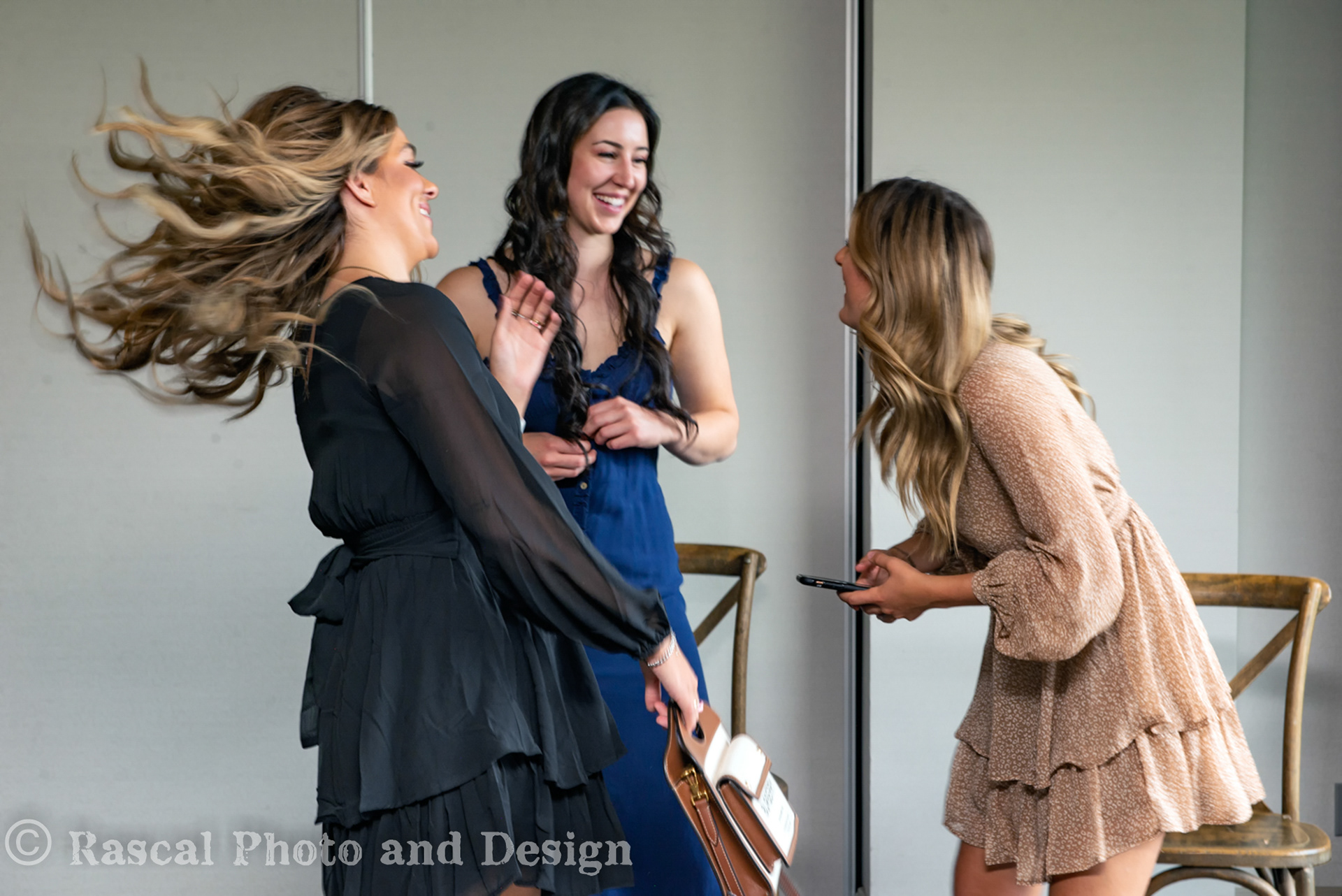 Wedding guests at Rimrock Hotel in Banff Alberta