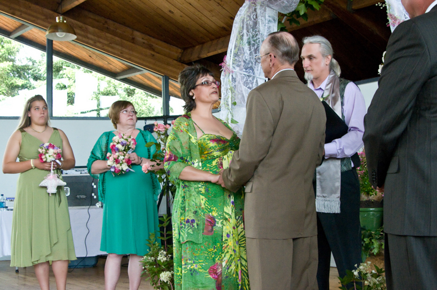 Wedding ceremony in Seattle Washington