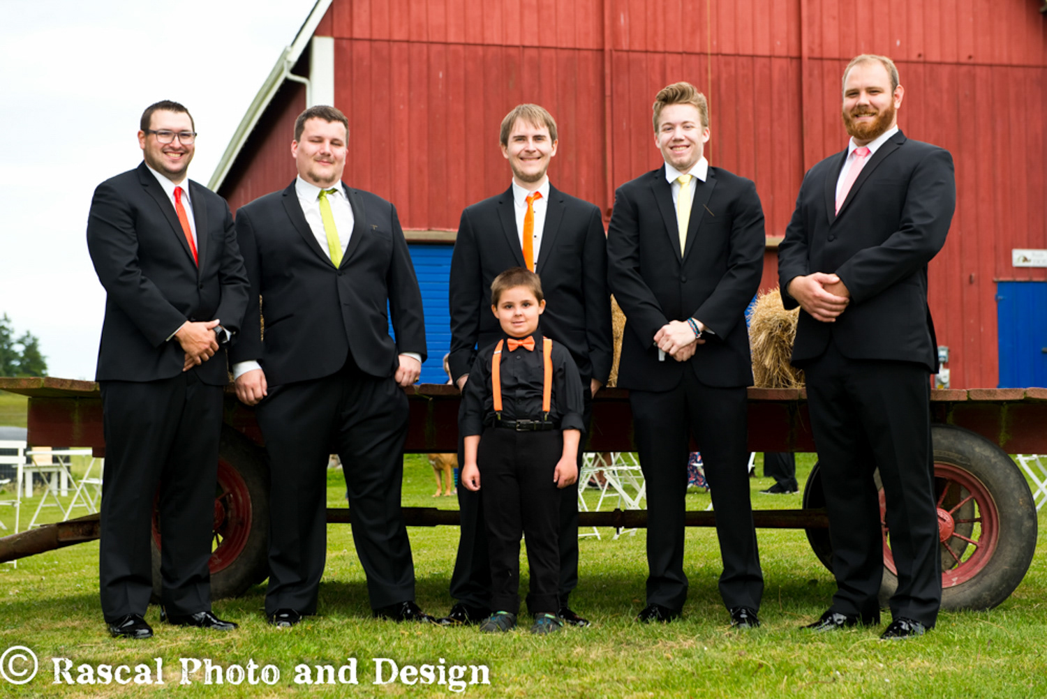 Wedding party in Seattle Washington