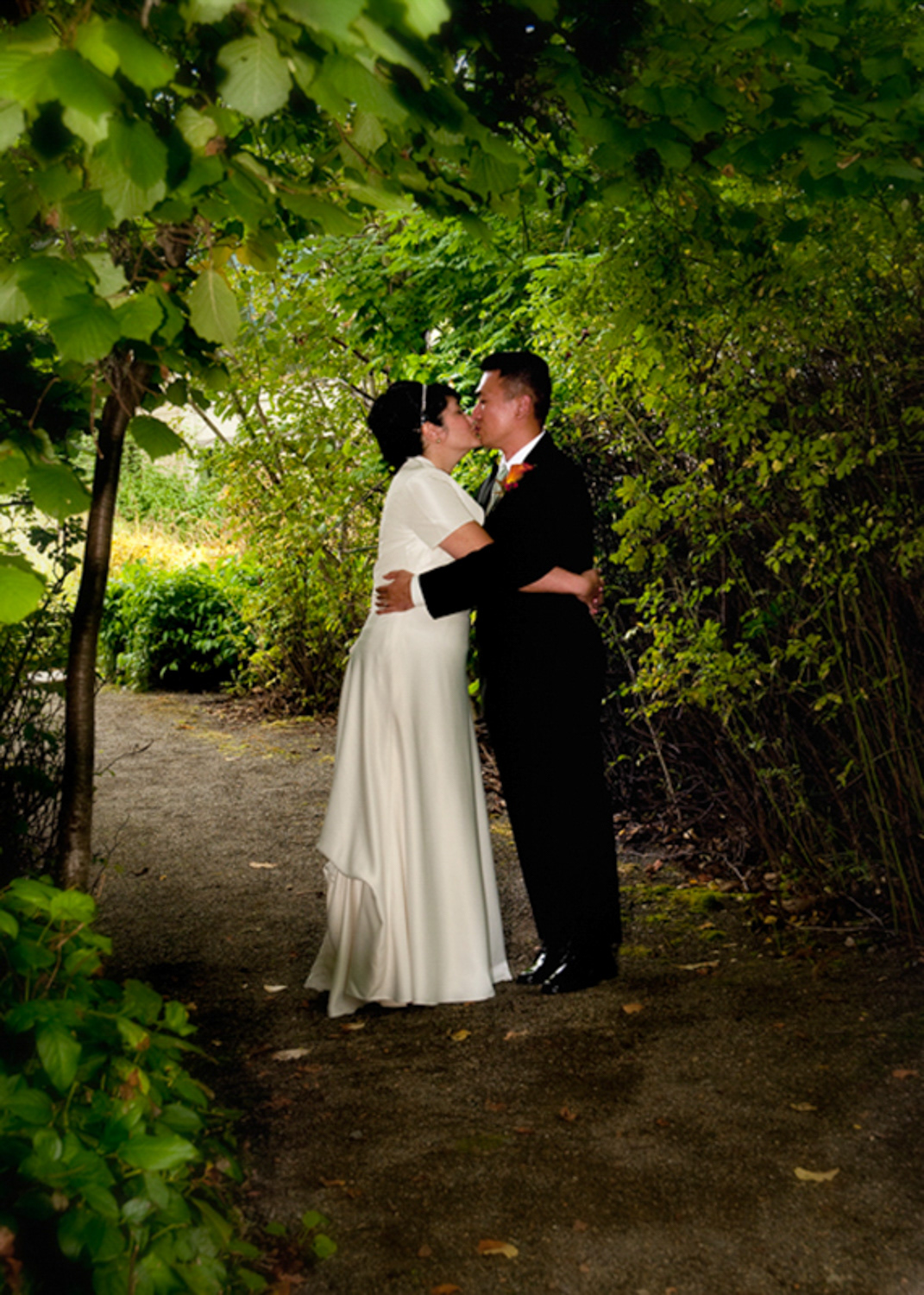 Bride and Groom in Seattle Washington