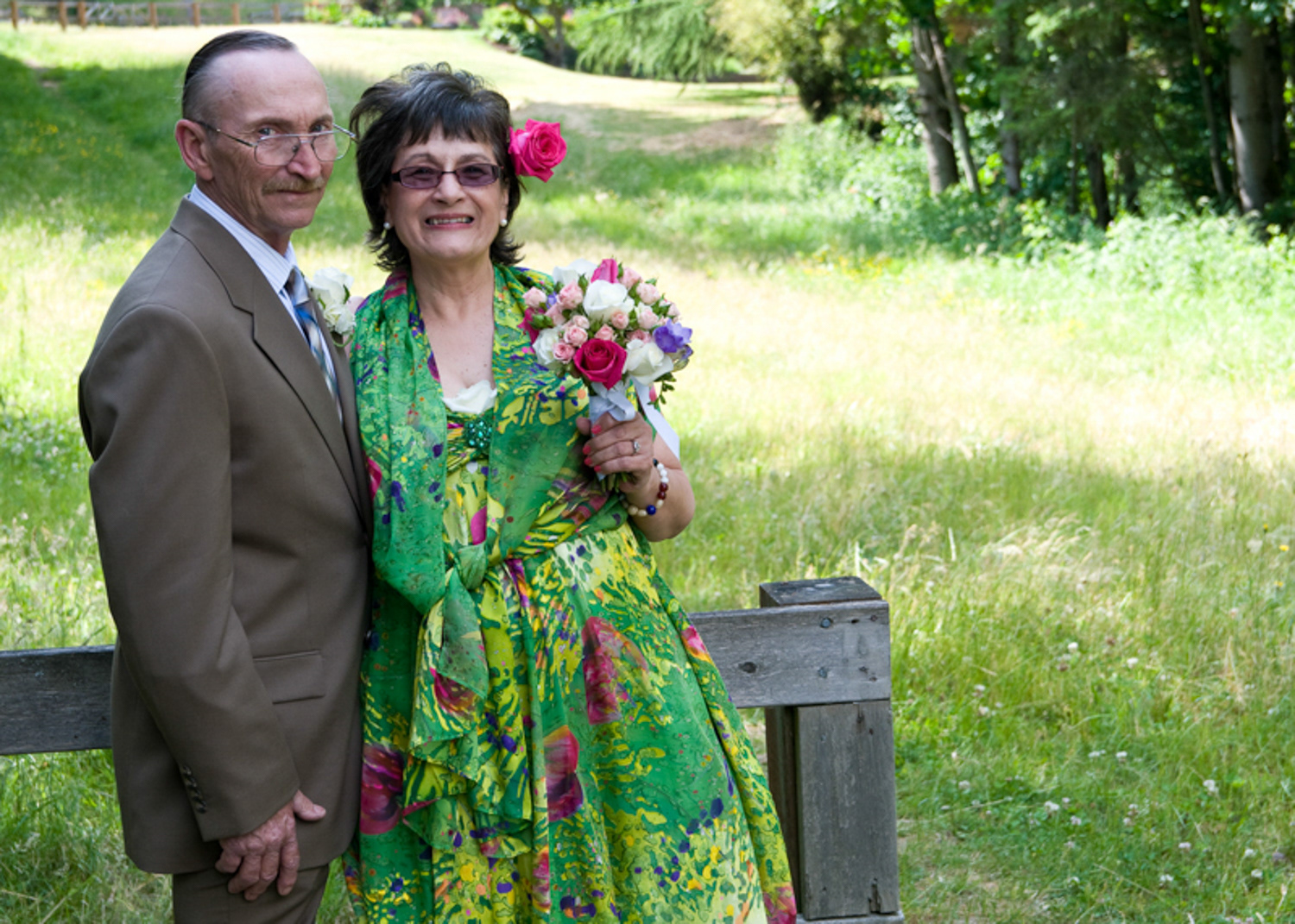 Bride and Groom in Seattle Washington