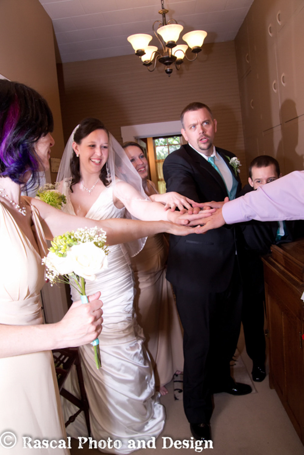 Wedding party in Seattle Washington