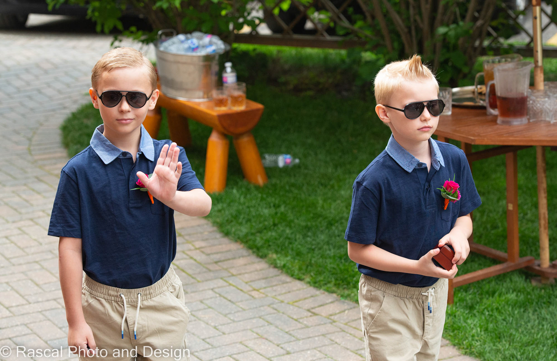 Wedding ceremony at The Bear and Bison Inn in Canmore Alberta