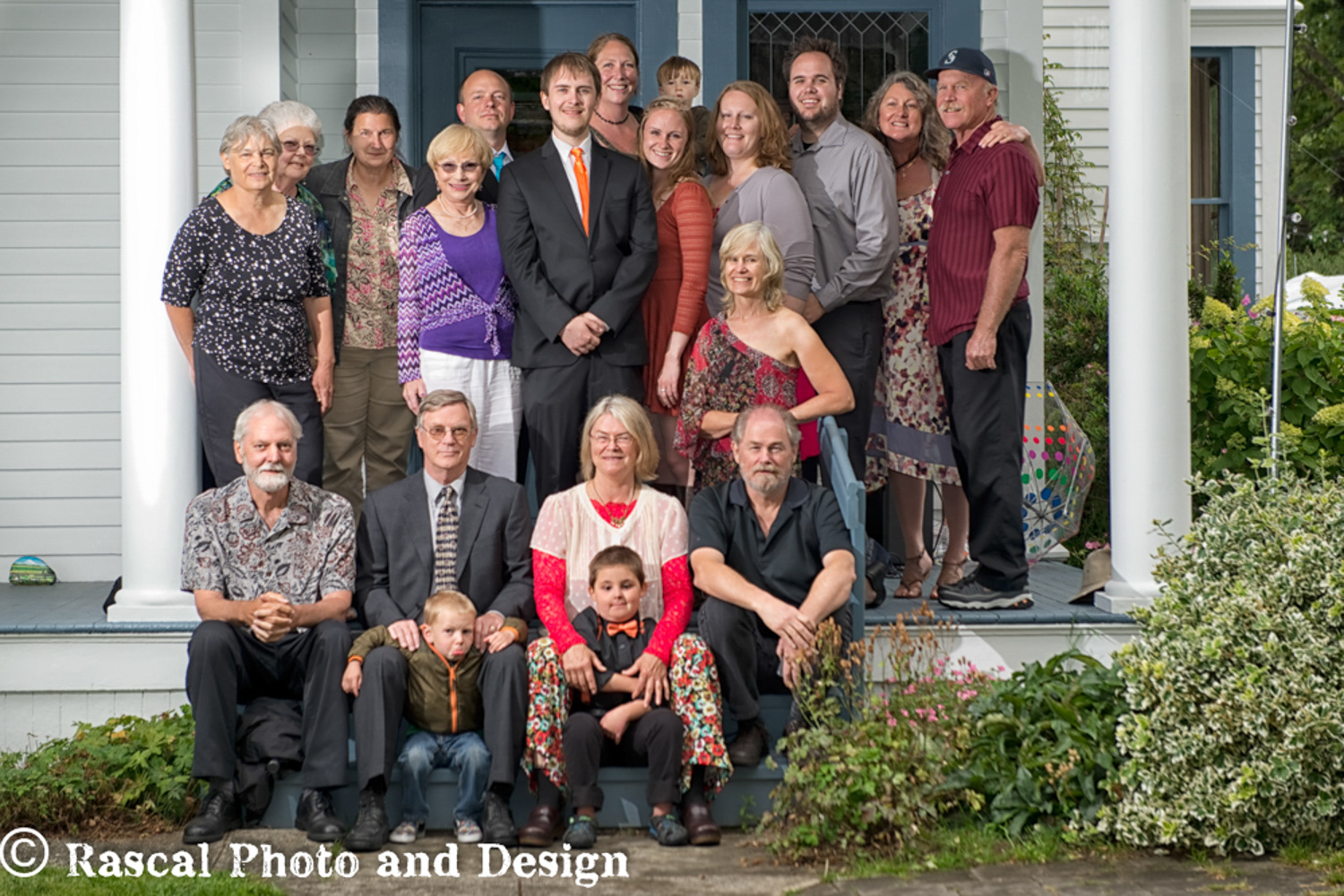 Wedding party in Seattle Washington