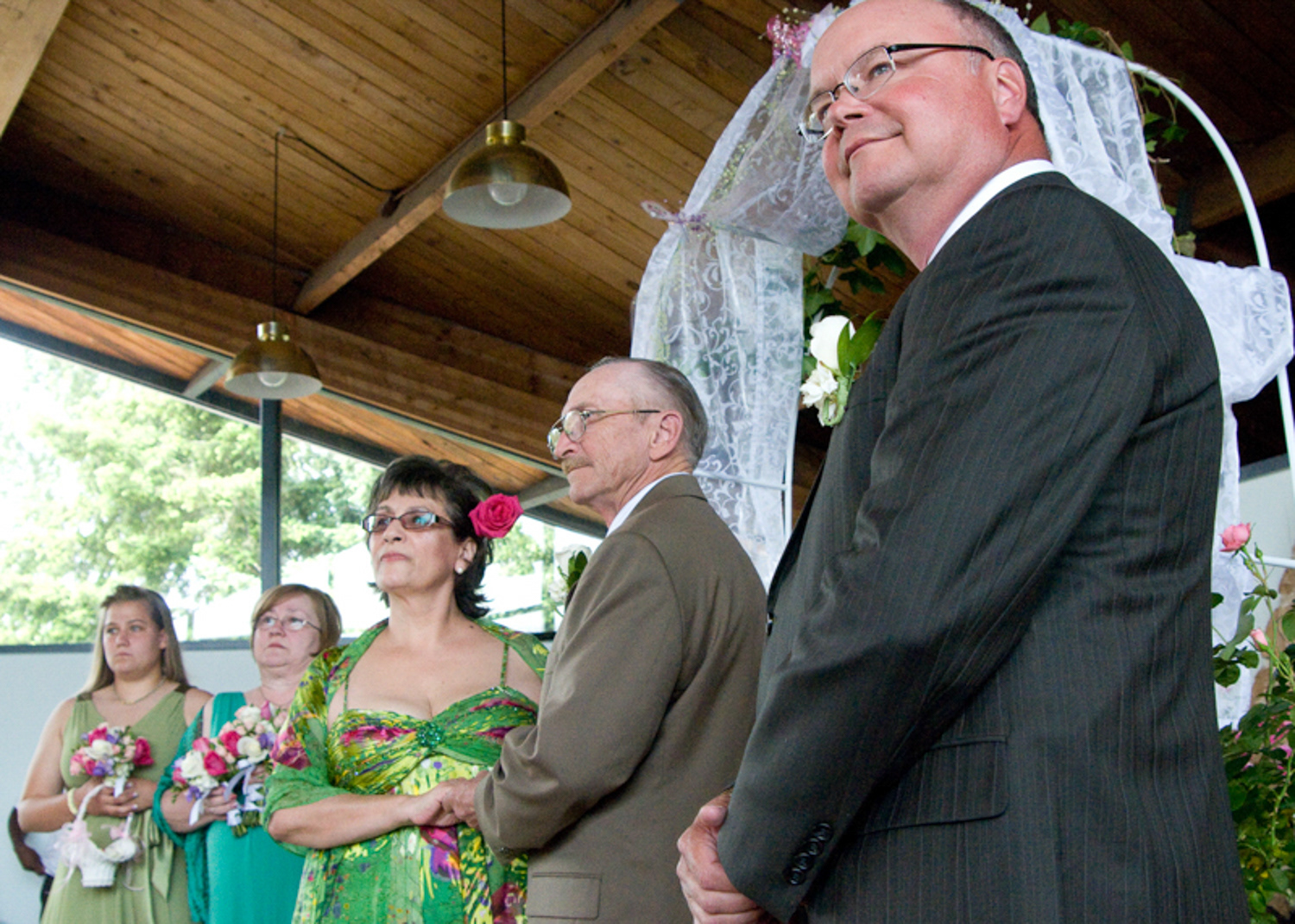 Wedding ceremony in Seattle Washington