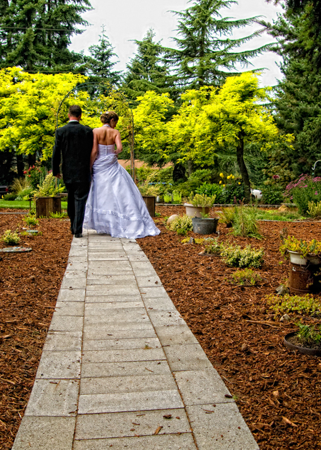Bride and Groom in Seattle Washington