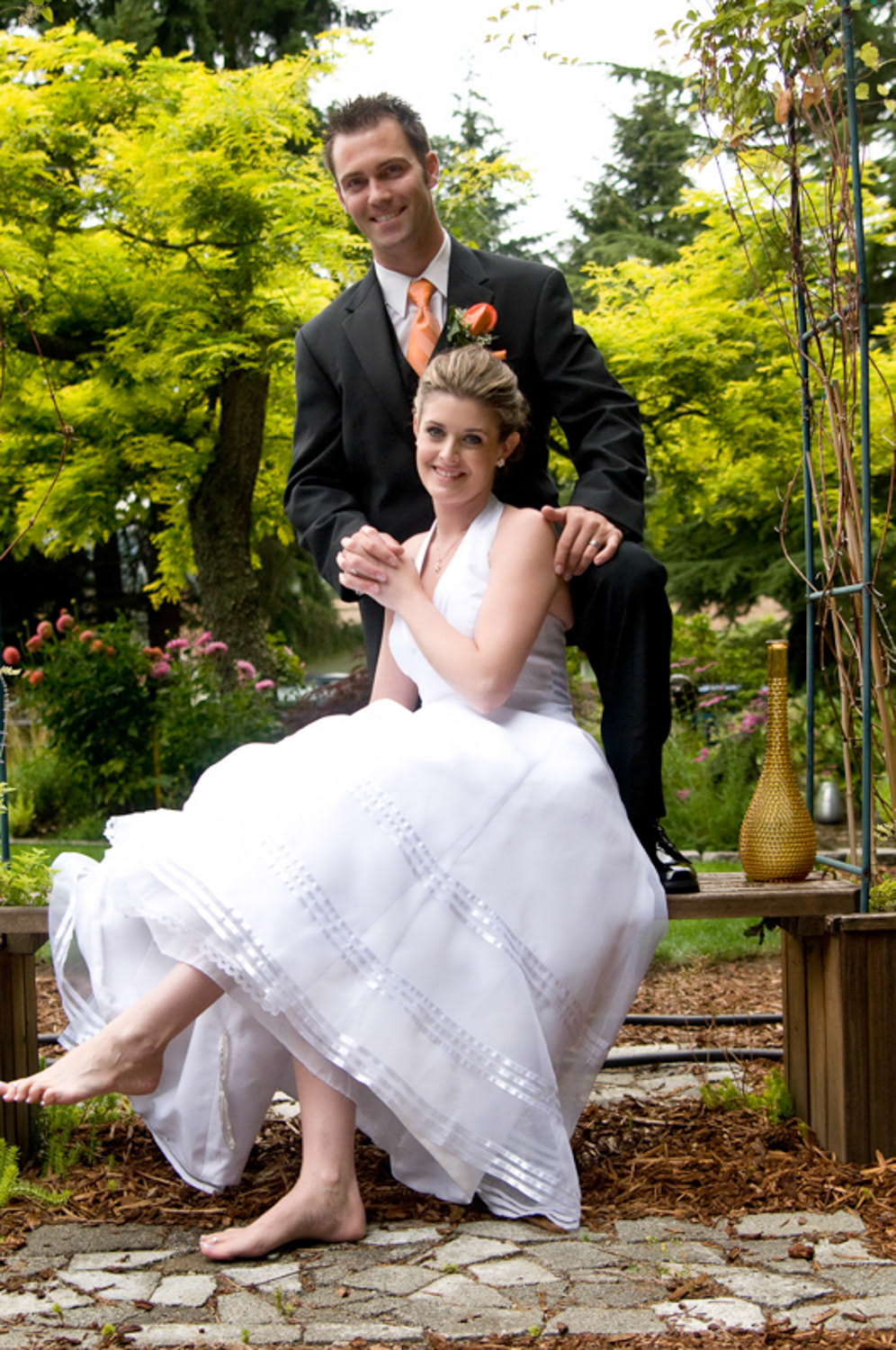 Bride and Groom in Seattle Washington