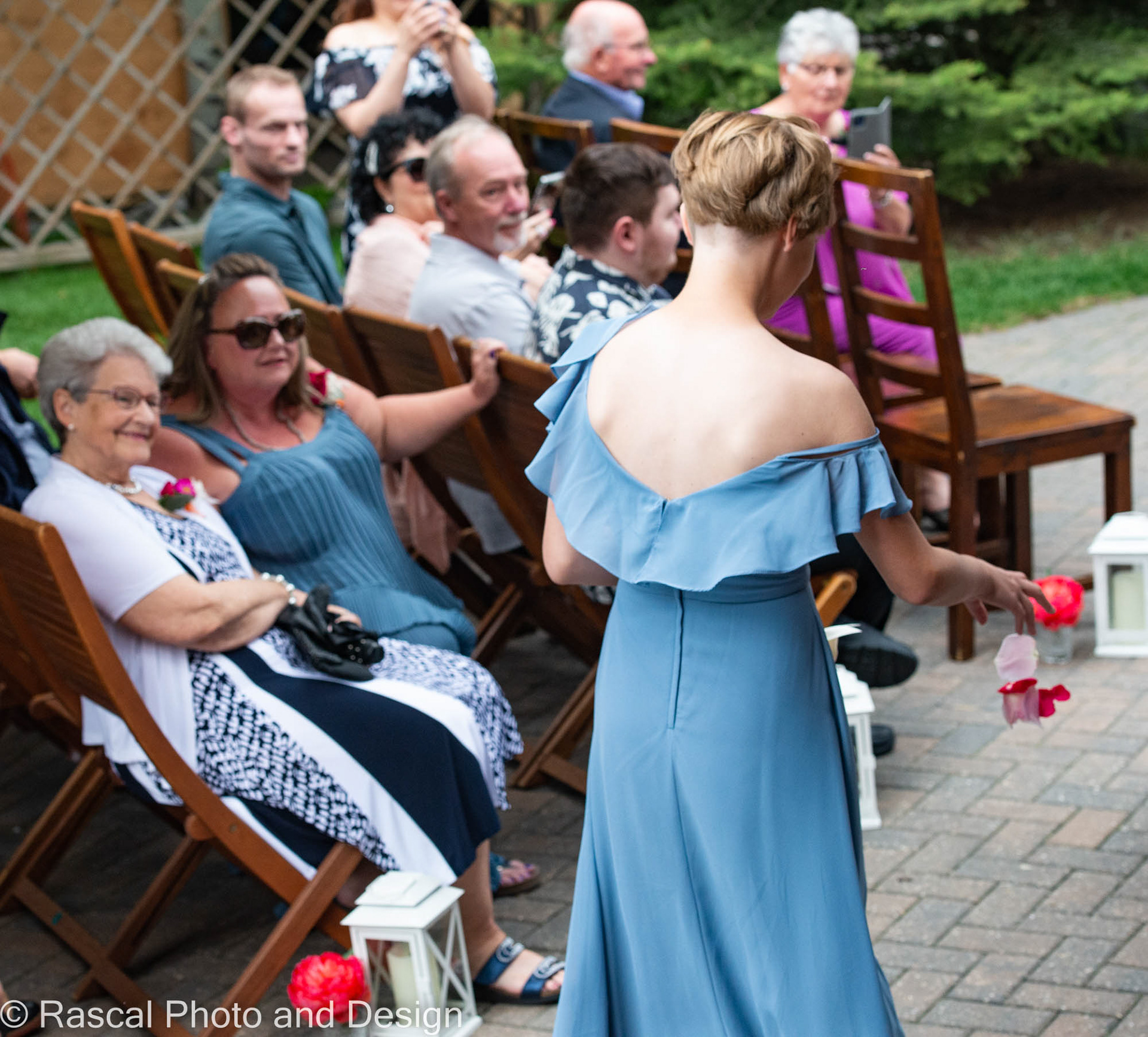 Wedding ceremony at The Bear and Bison Inn in Canmore Alberta
