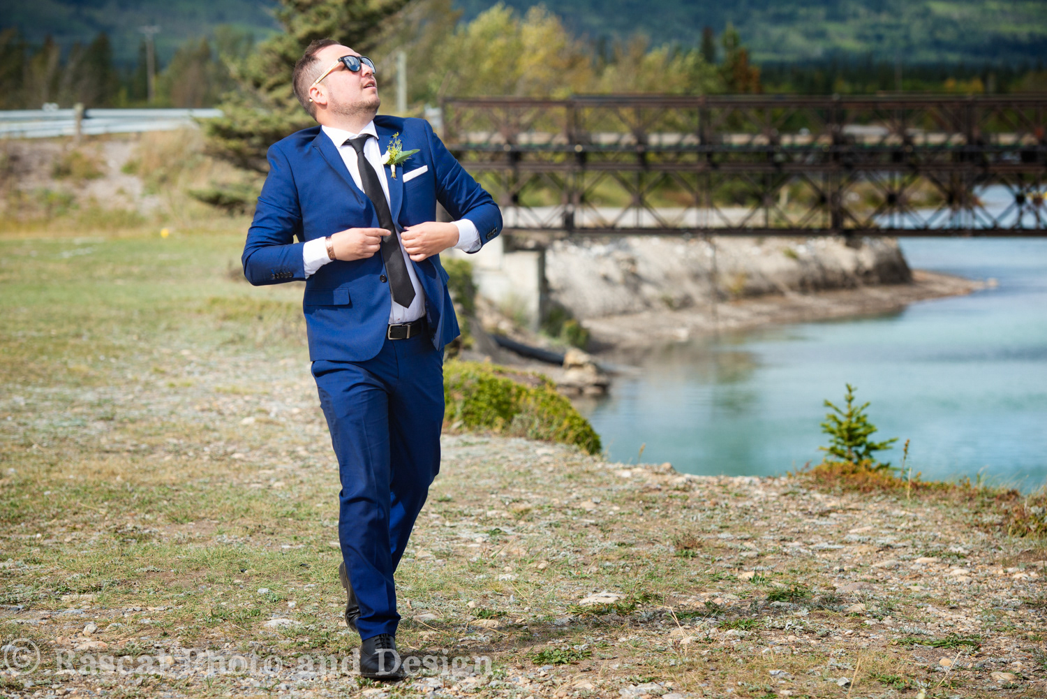 Wedding Party at Seebe Alberta