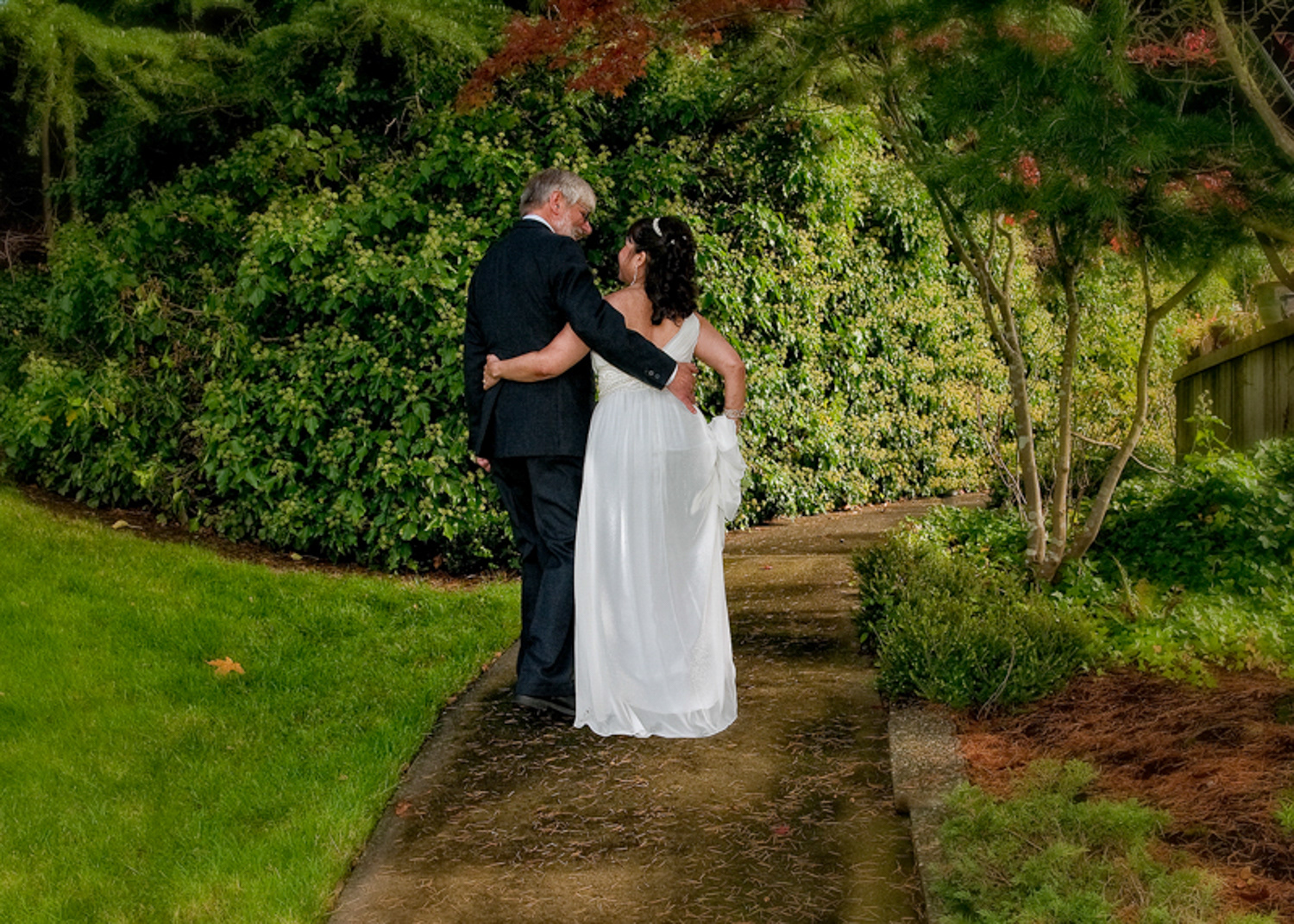 Bride and Groom in Seattle Washington