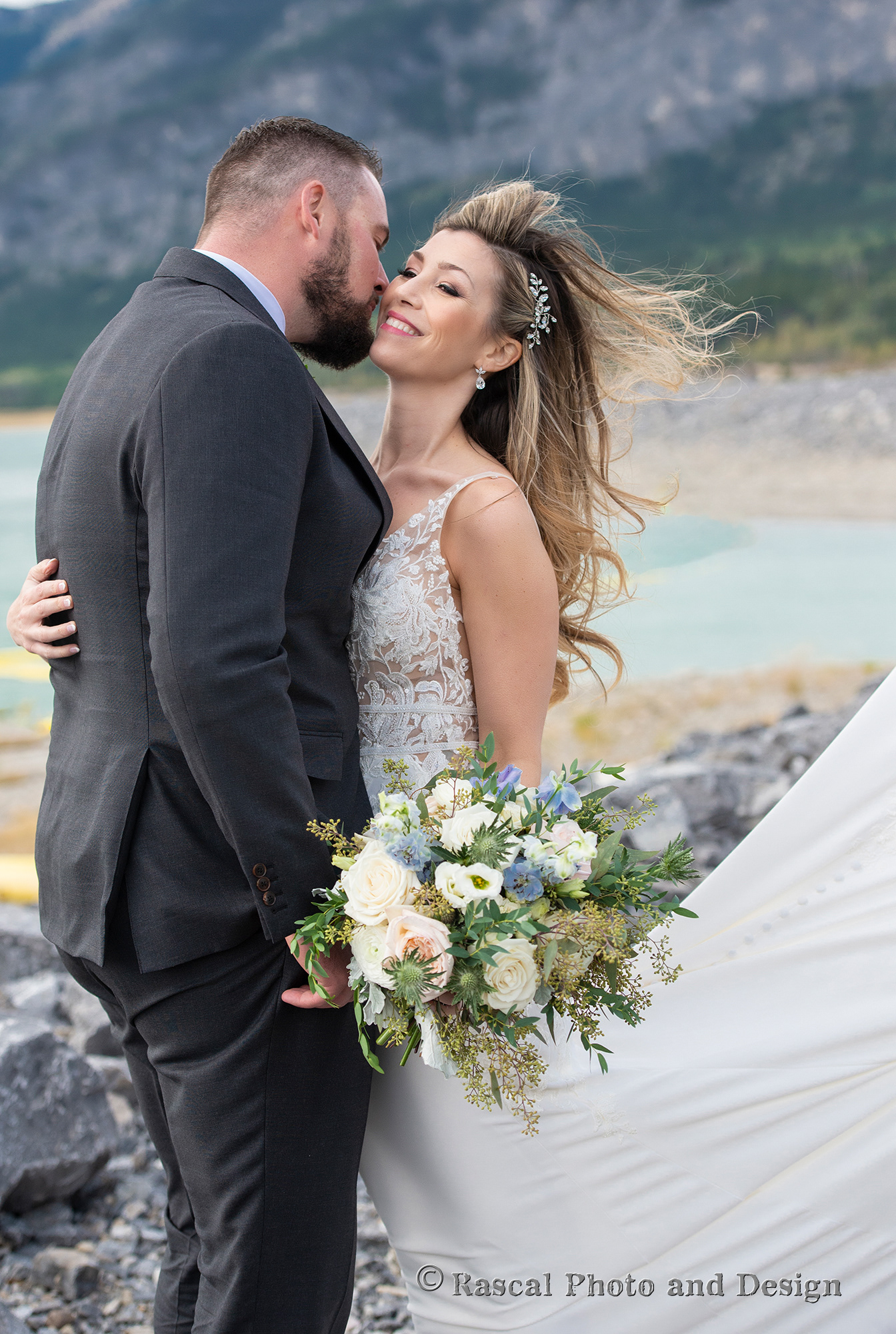 Bridal Photography session at Barrier Lake