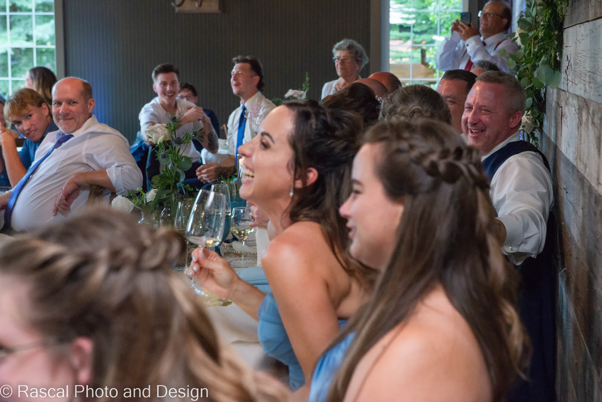 Wedding reception at Creekside Villa in Canmore Alberta