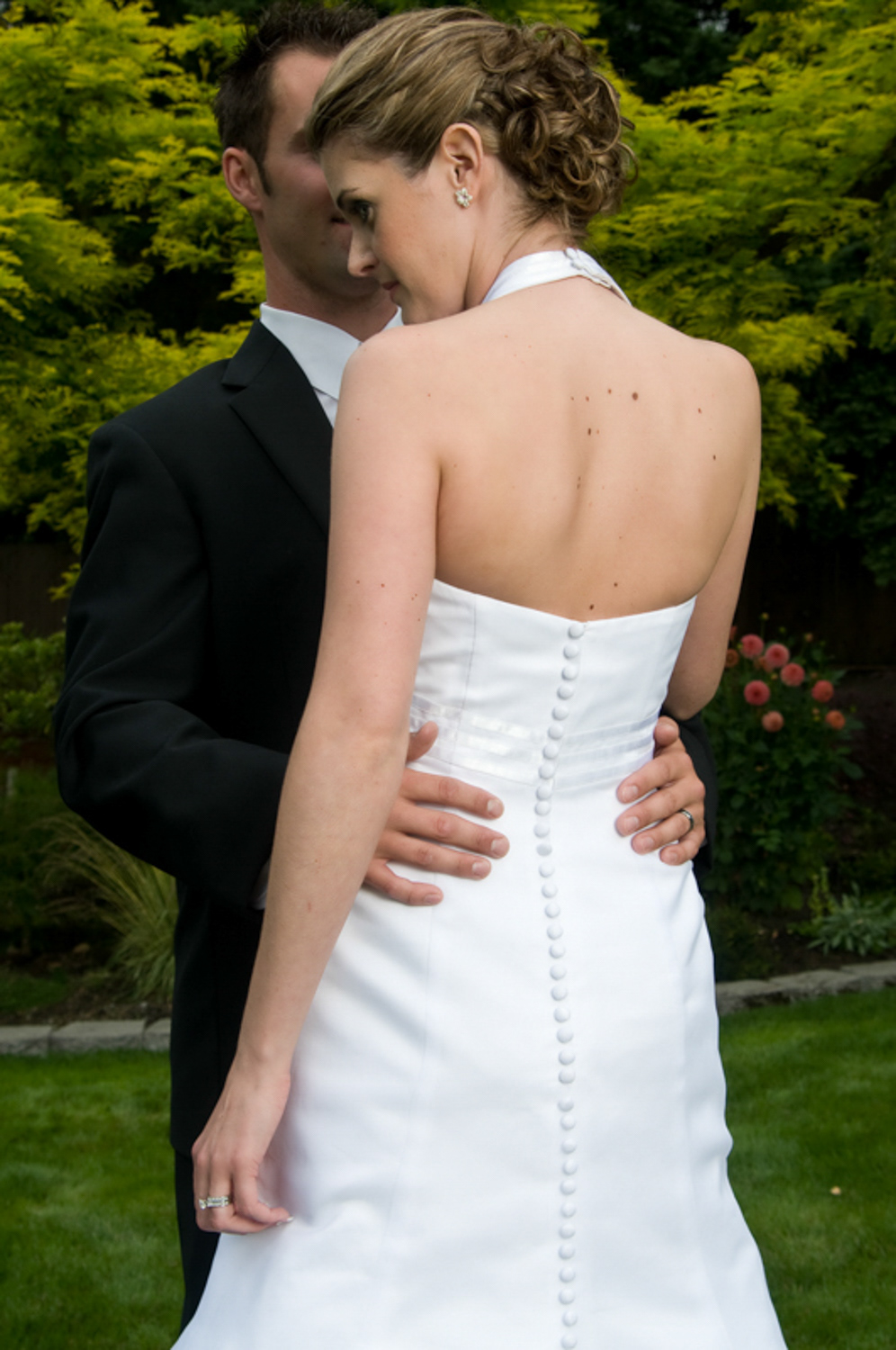 Bride and Groom in Seattle Washington