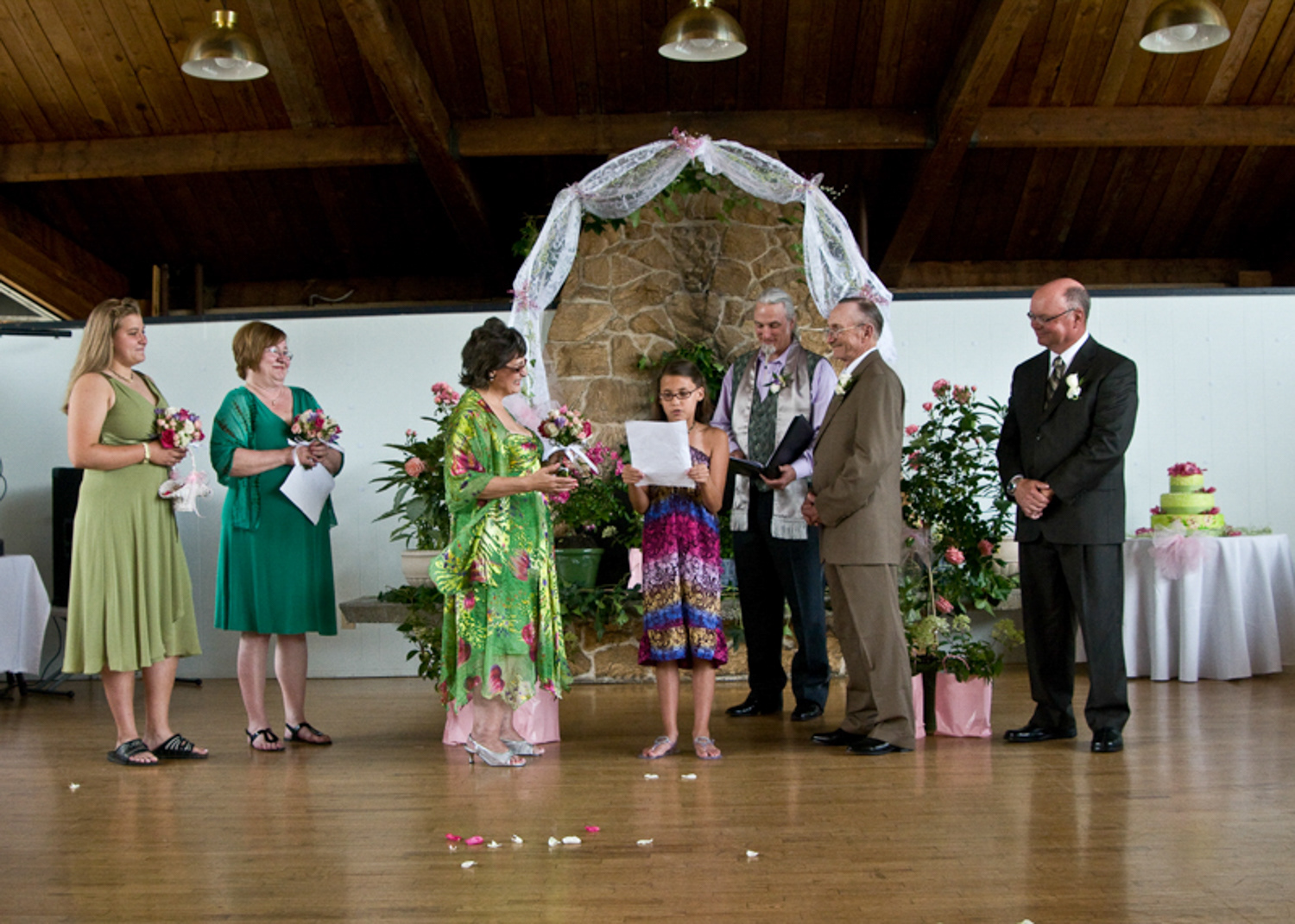 Wedding ceremony in Seattle Washington
