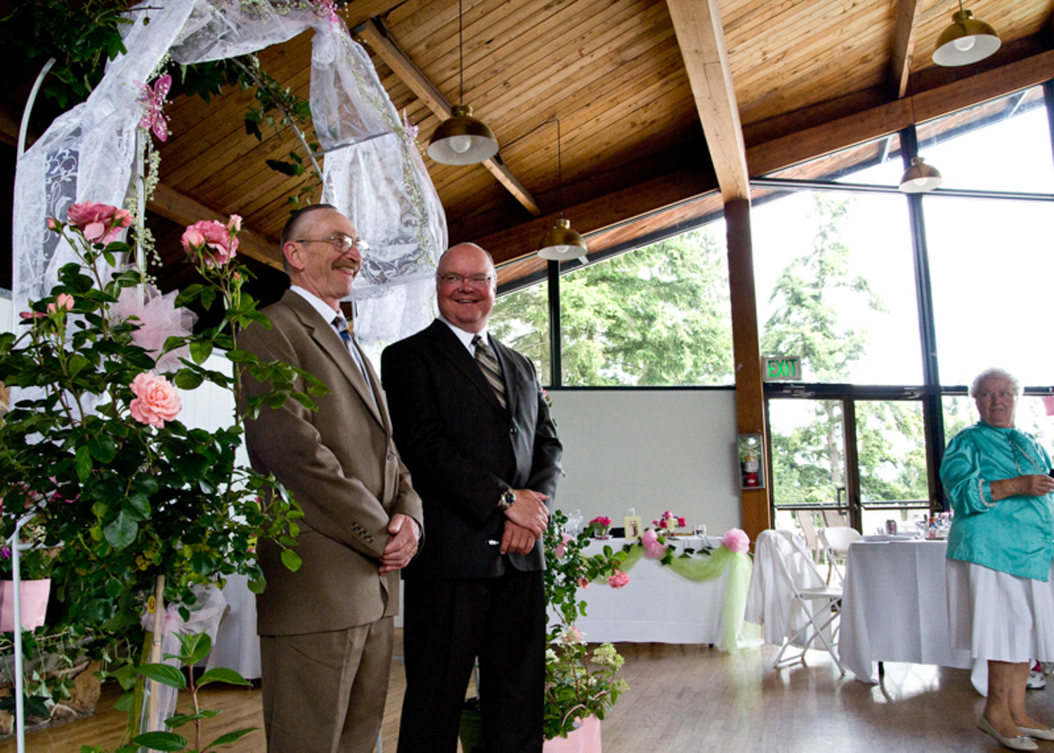 Wedding ceremony in Seattle Washington