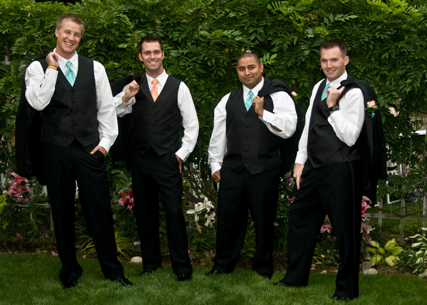 Wedding party in Seattle Washington