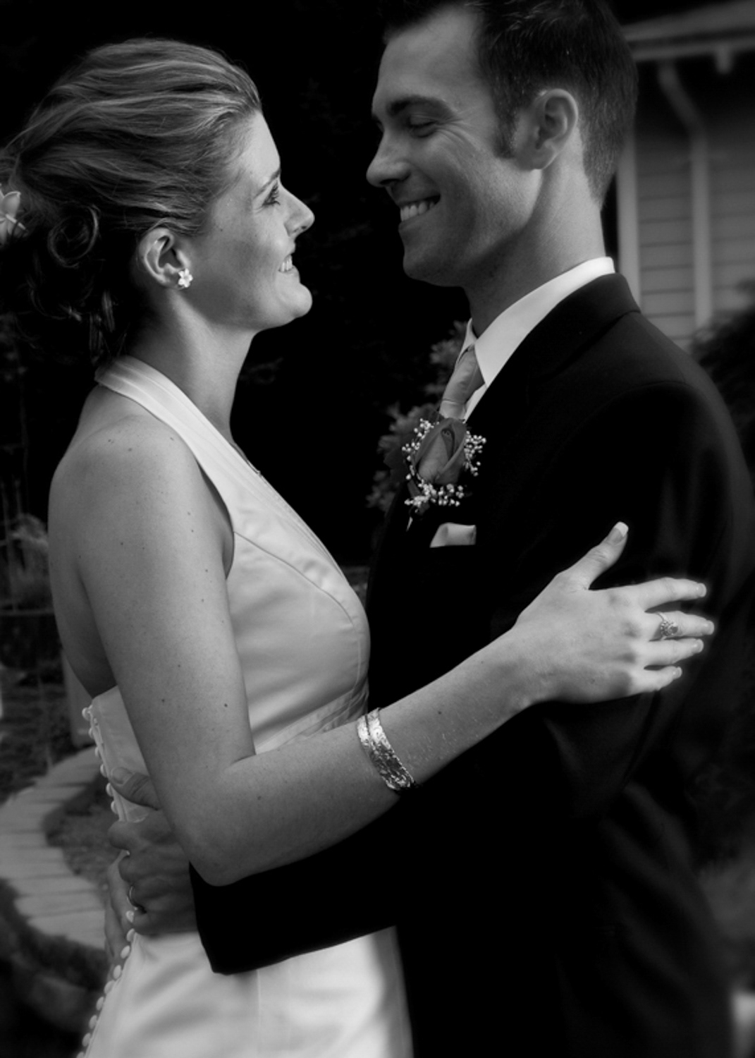 Bride and Groom in Seattle Washington