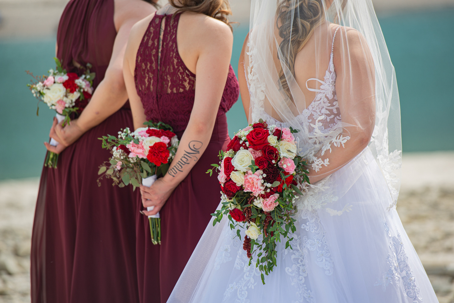 Wedding party at Barrier Lake Kananaskis