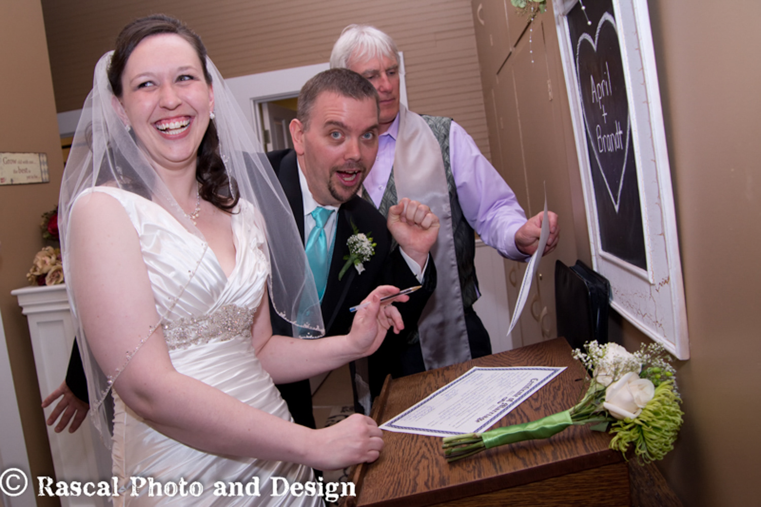 Wedding ceremony in Seattle Washington