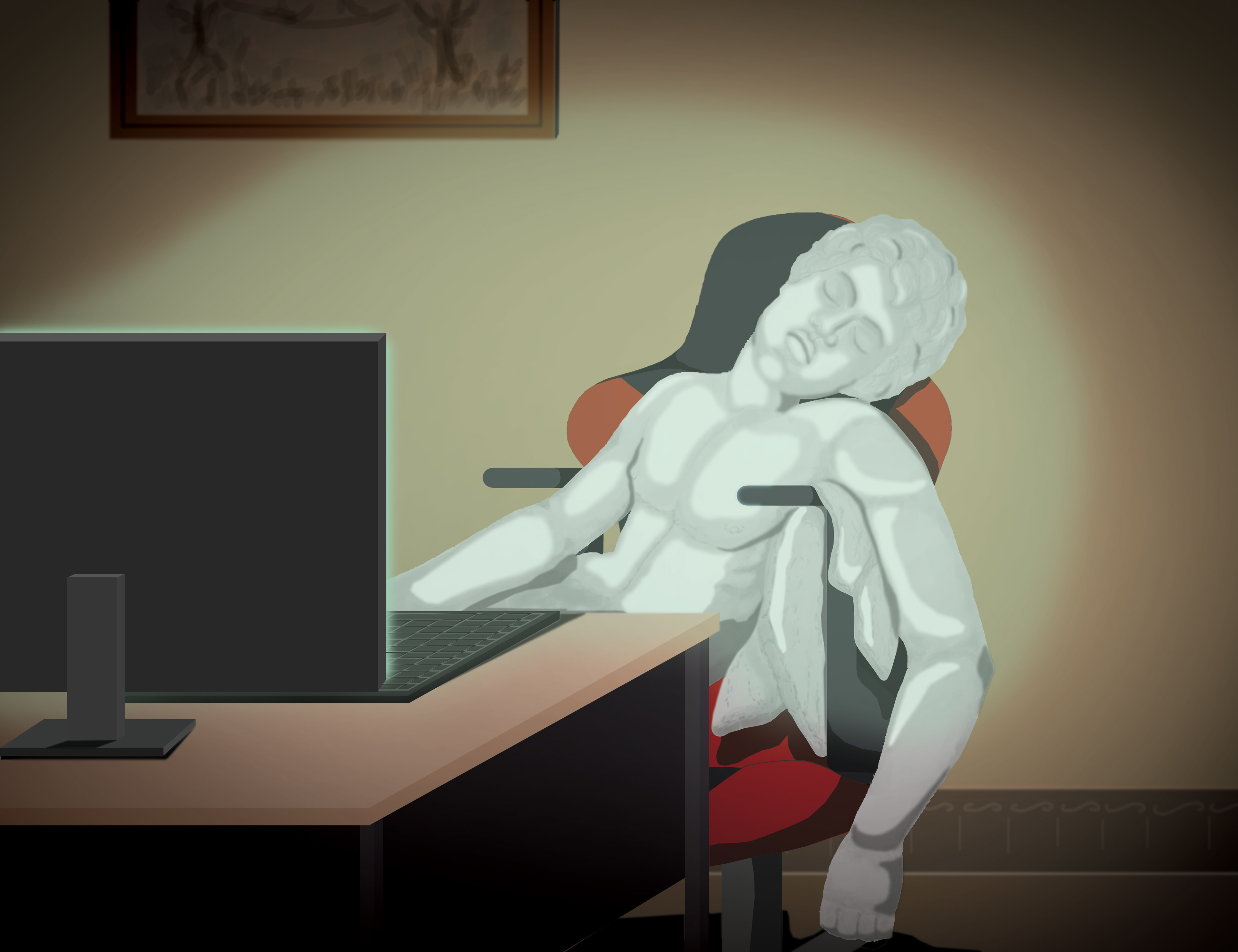 Photoshop - Late Night at the Museum