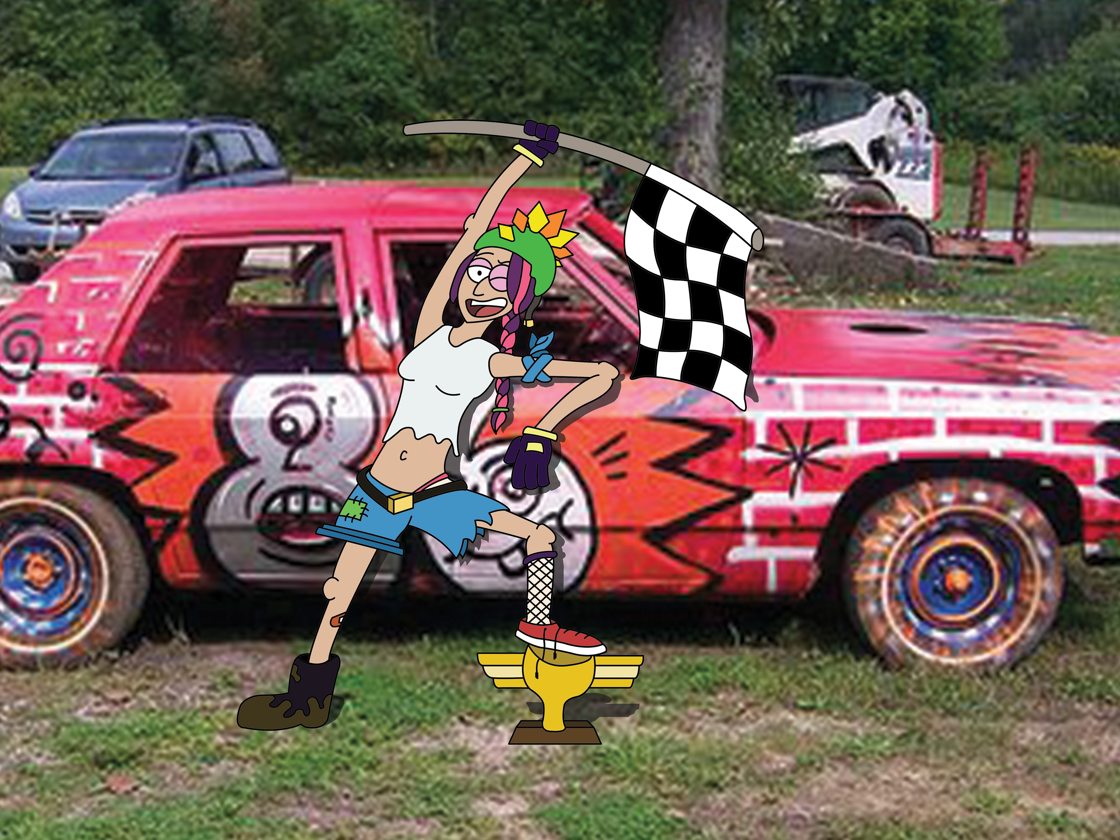 Photoshop - Driver and Vehicle