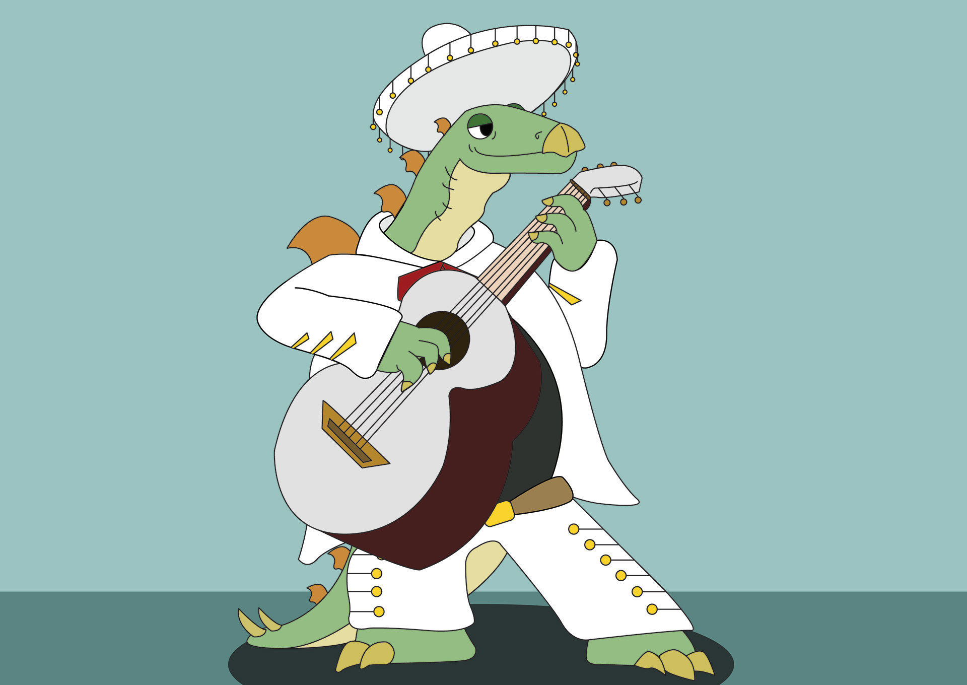 Illustrator - Dino Mariachi