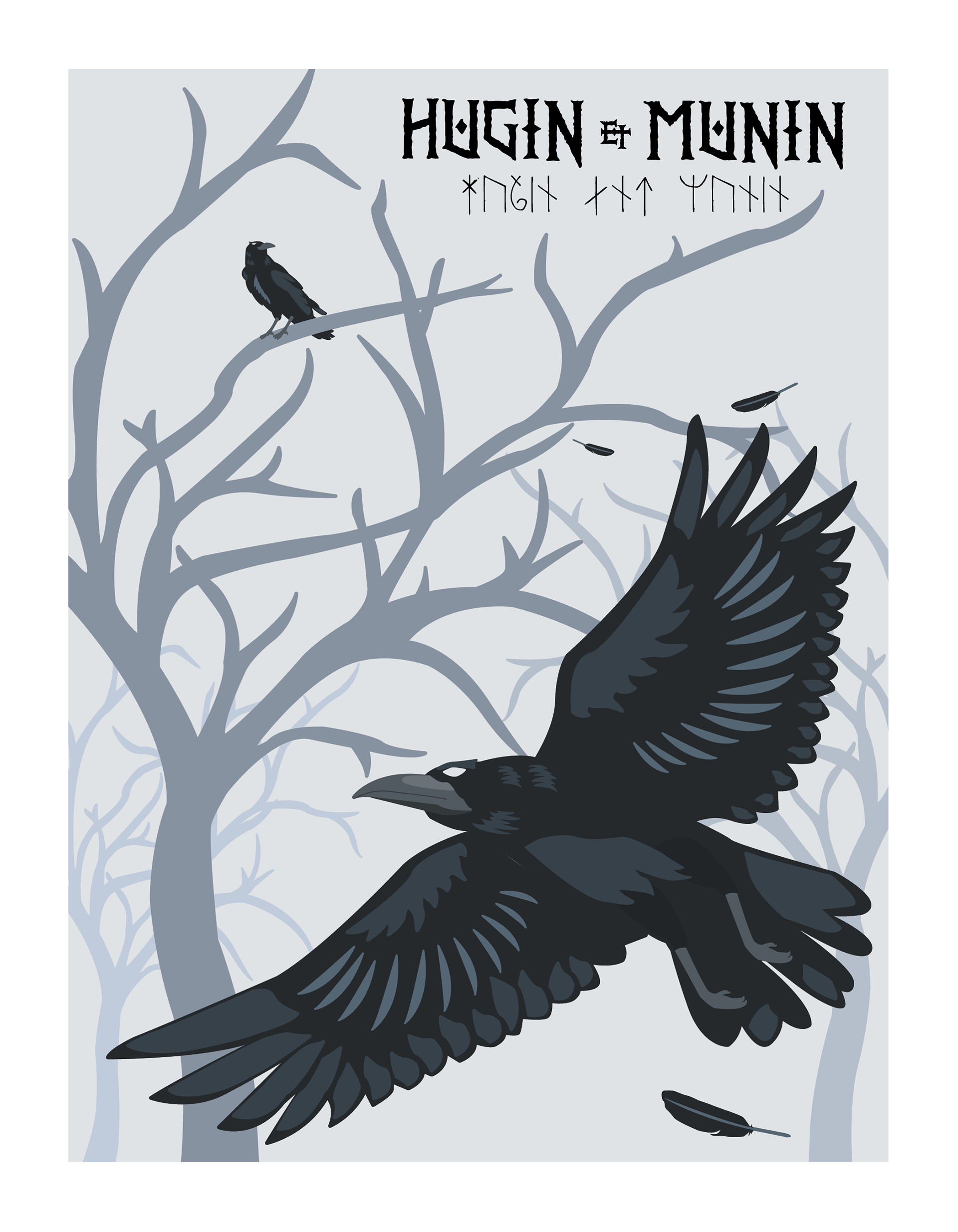 Illustrator - Odin's Ravens