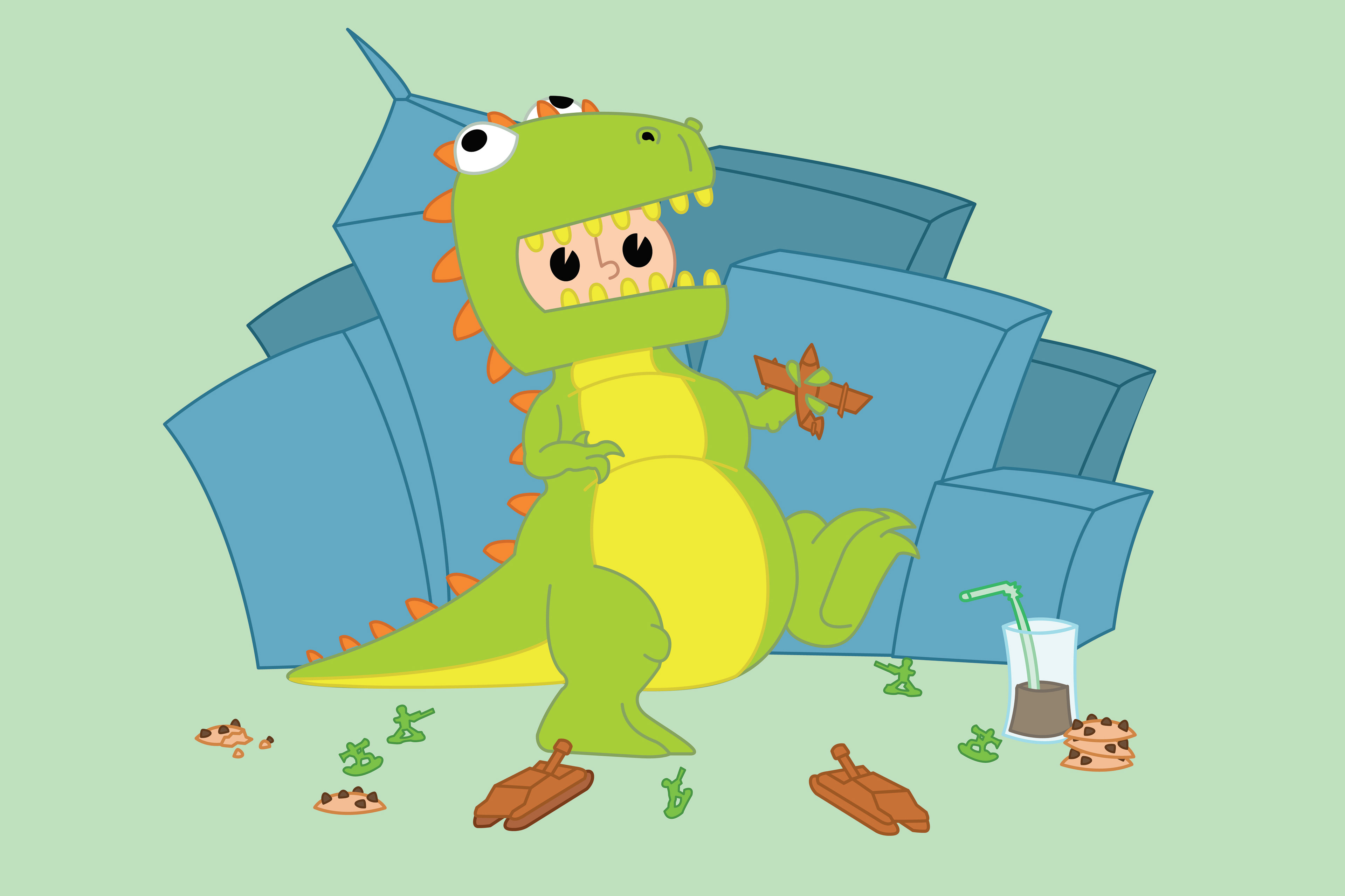 Illustrator - Dino Kid 1