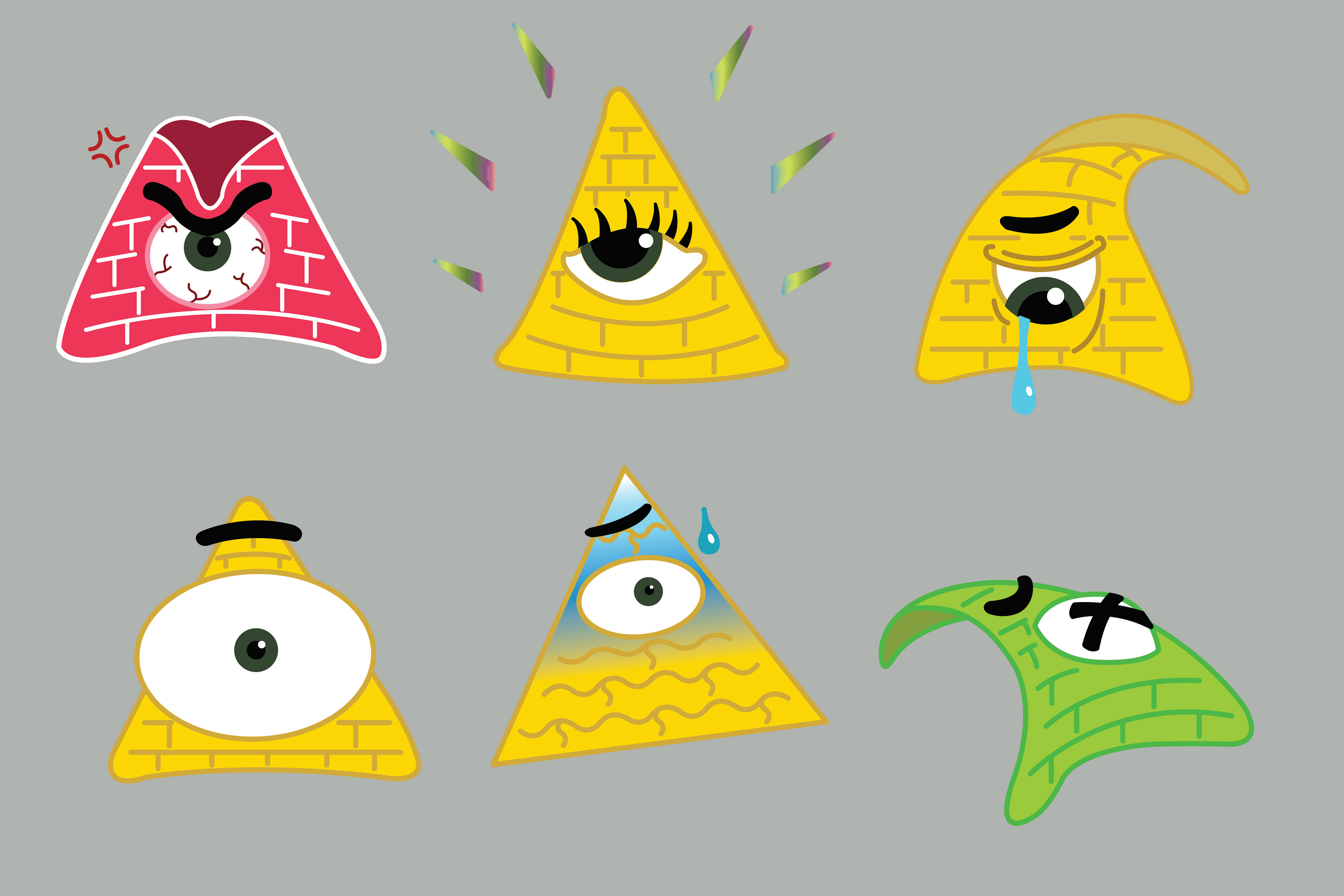 Illustrator - Illuminati Stickers