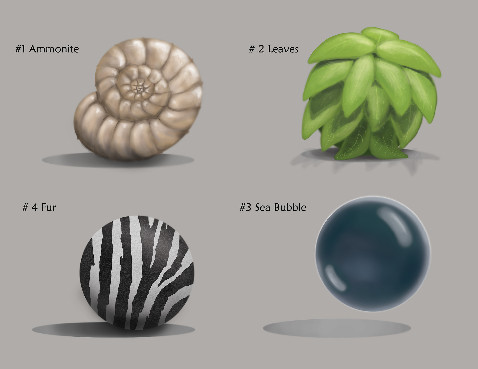 Photoshop - Textures Study