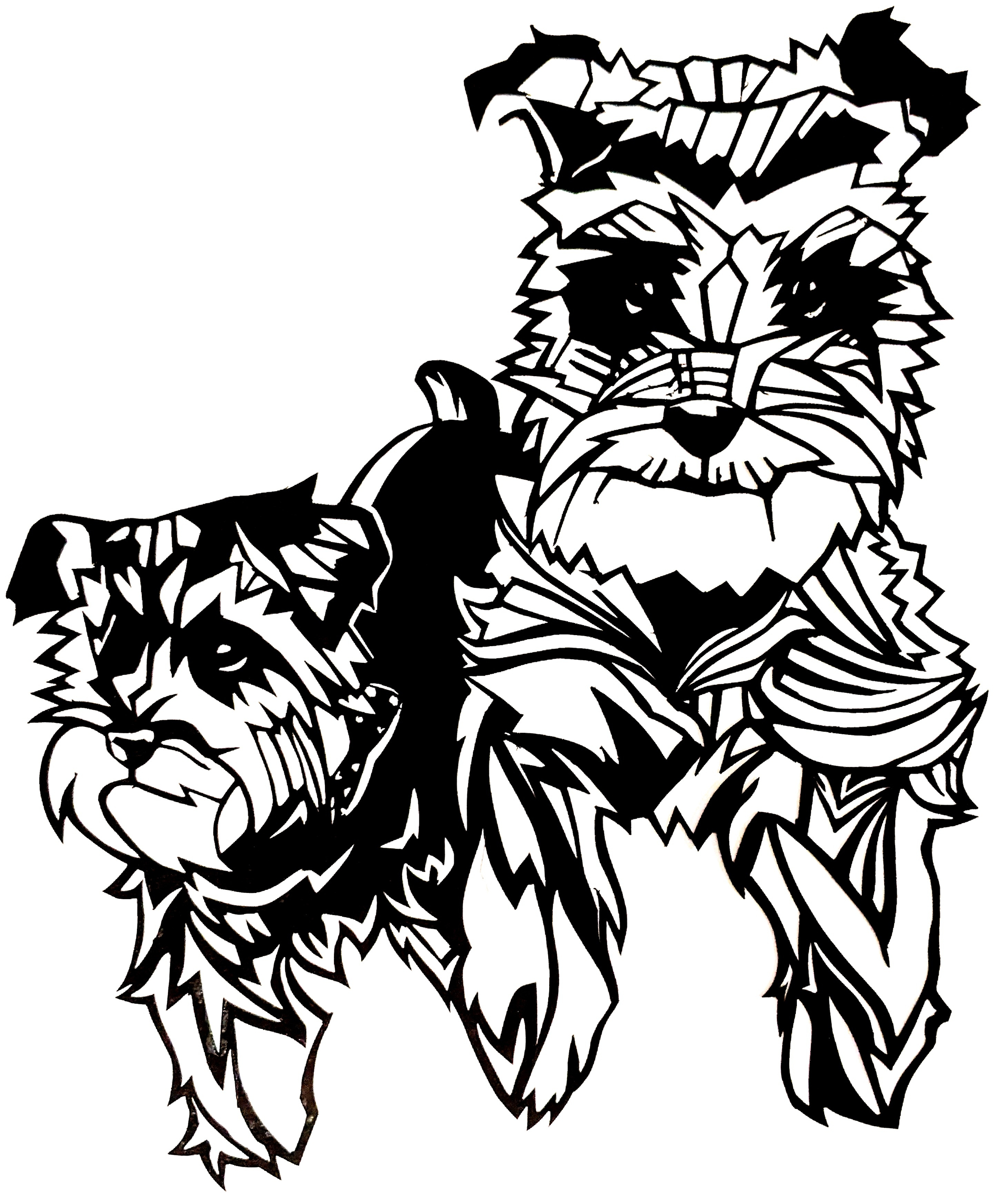 Power Couple (Papercutting)