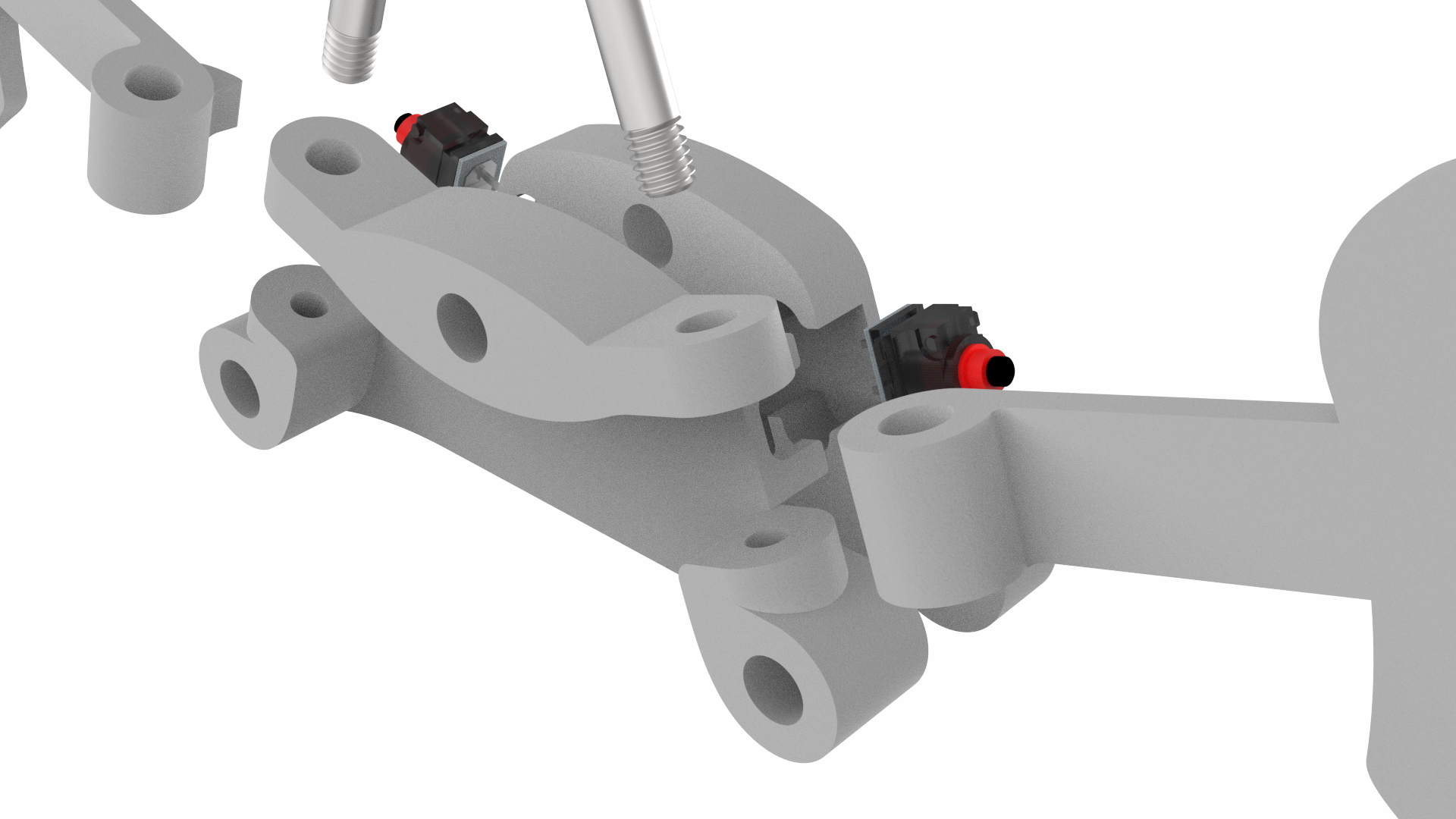 Exploded separation of two subassemblies
