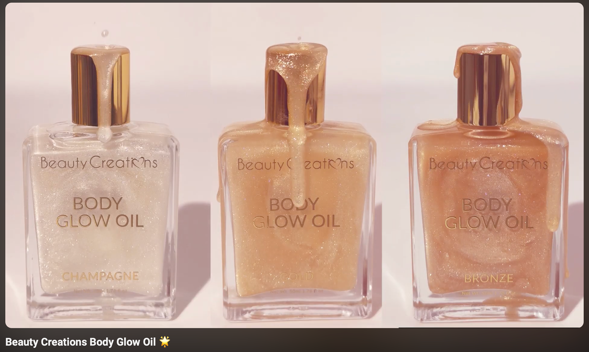 Body Glow Oil Campaign Video