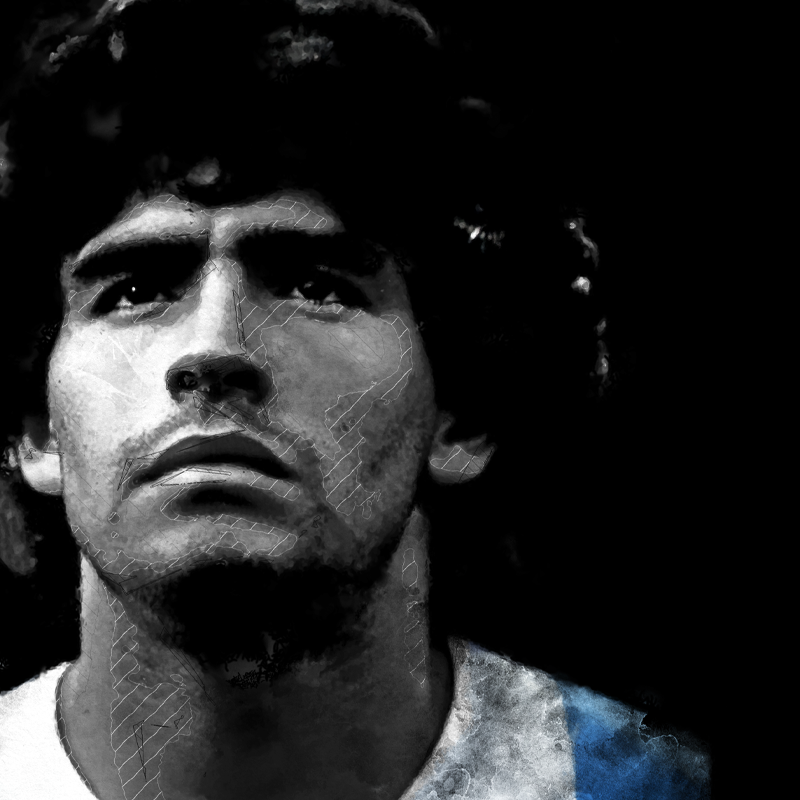 Maradona Argentina Detail