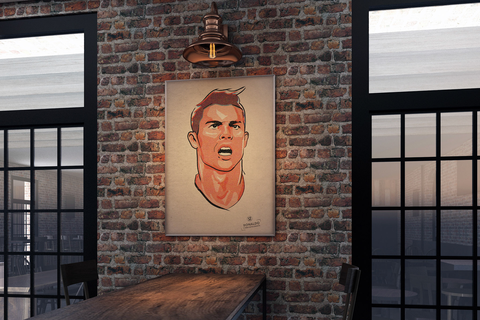 Ronaldo - Framed