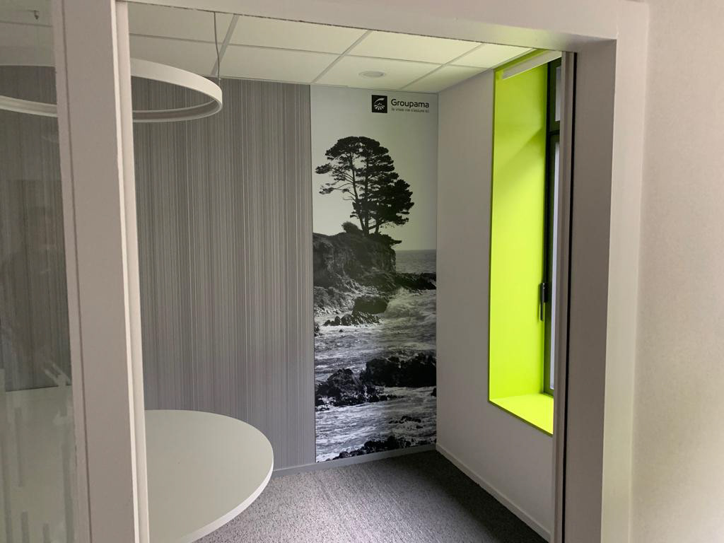 Décor en adhésif imprimé