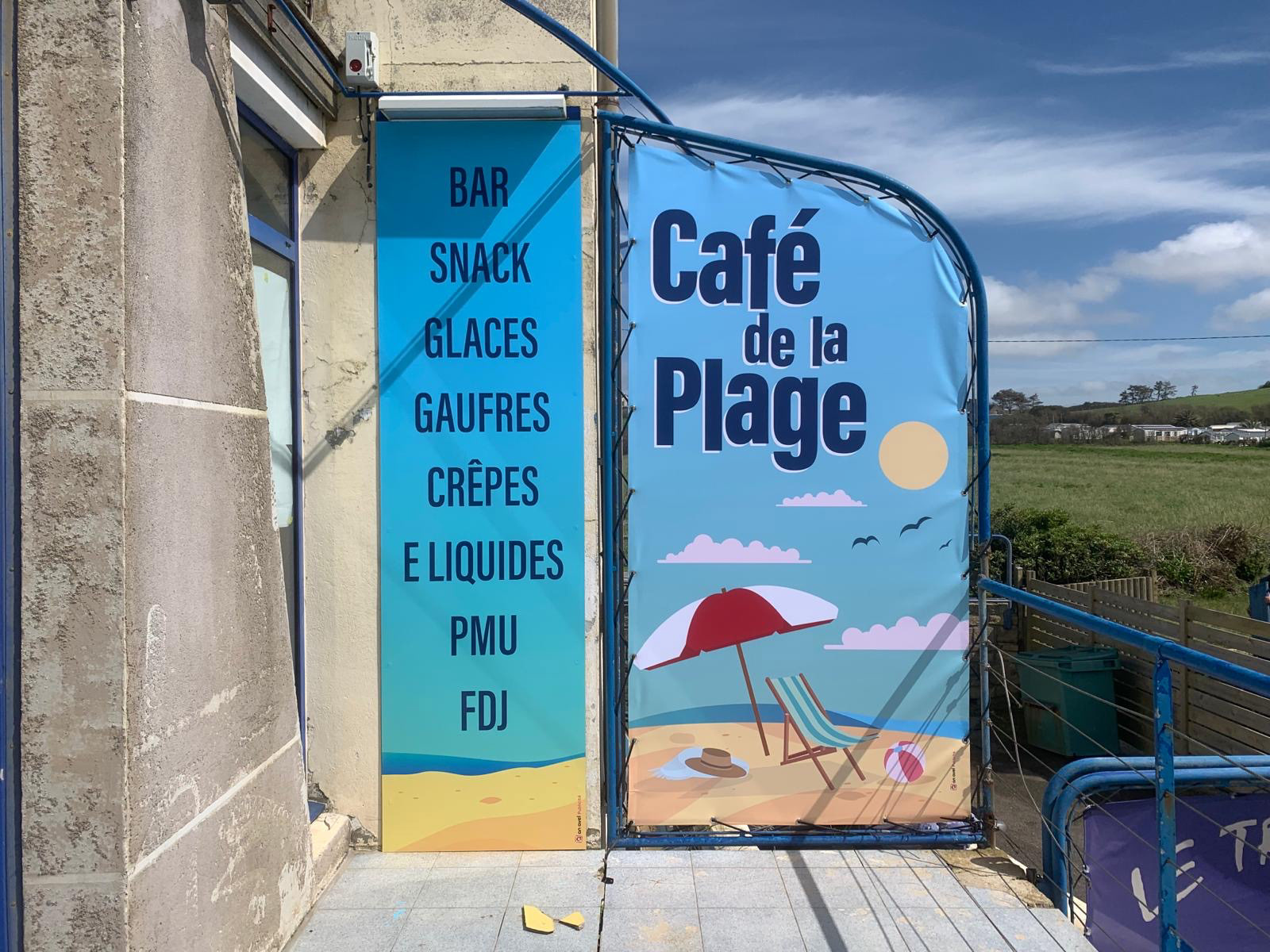 Bâche avec impression numérique