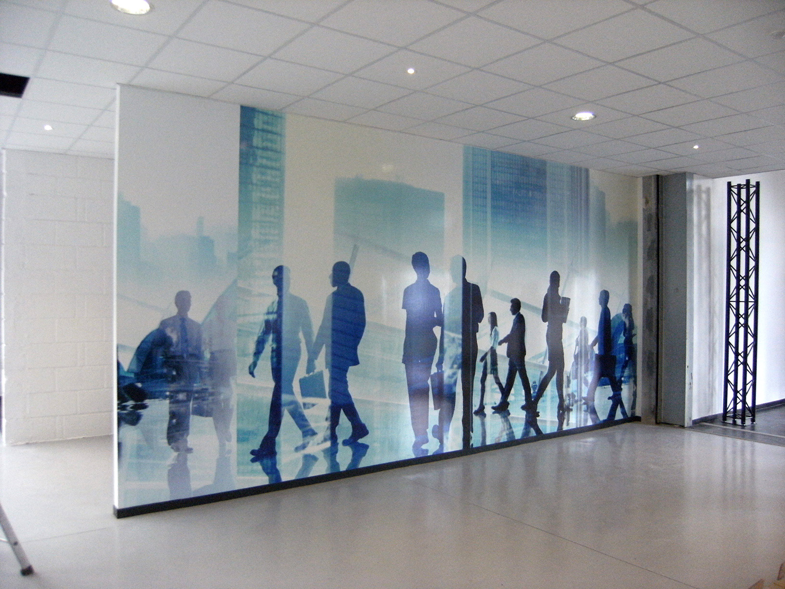 Décor mural en adhésif imprimé