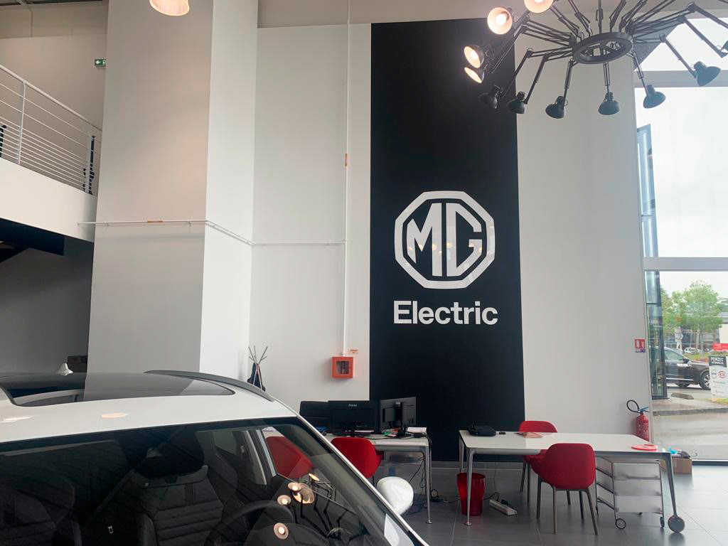 Enseigne intérieure en PMMA