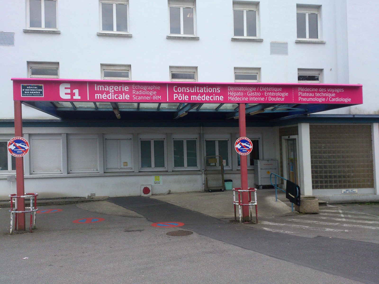 Signalétique Hôpital d'Instruction des Armées de Brest