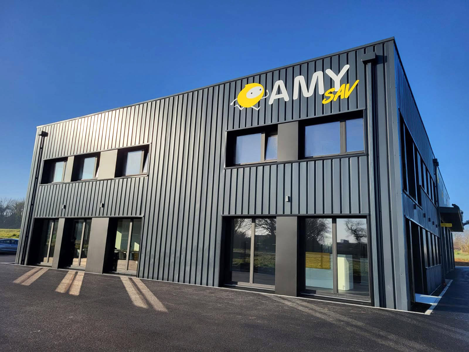 Lettres découpées en alu composite