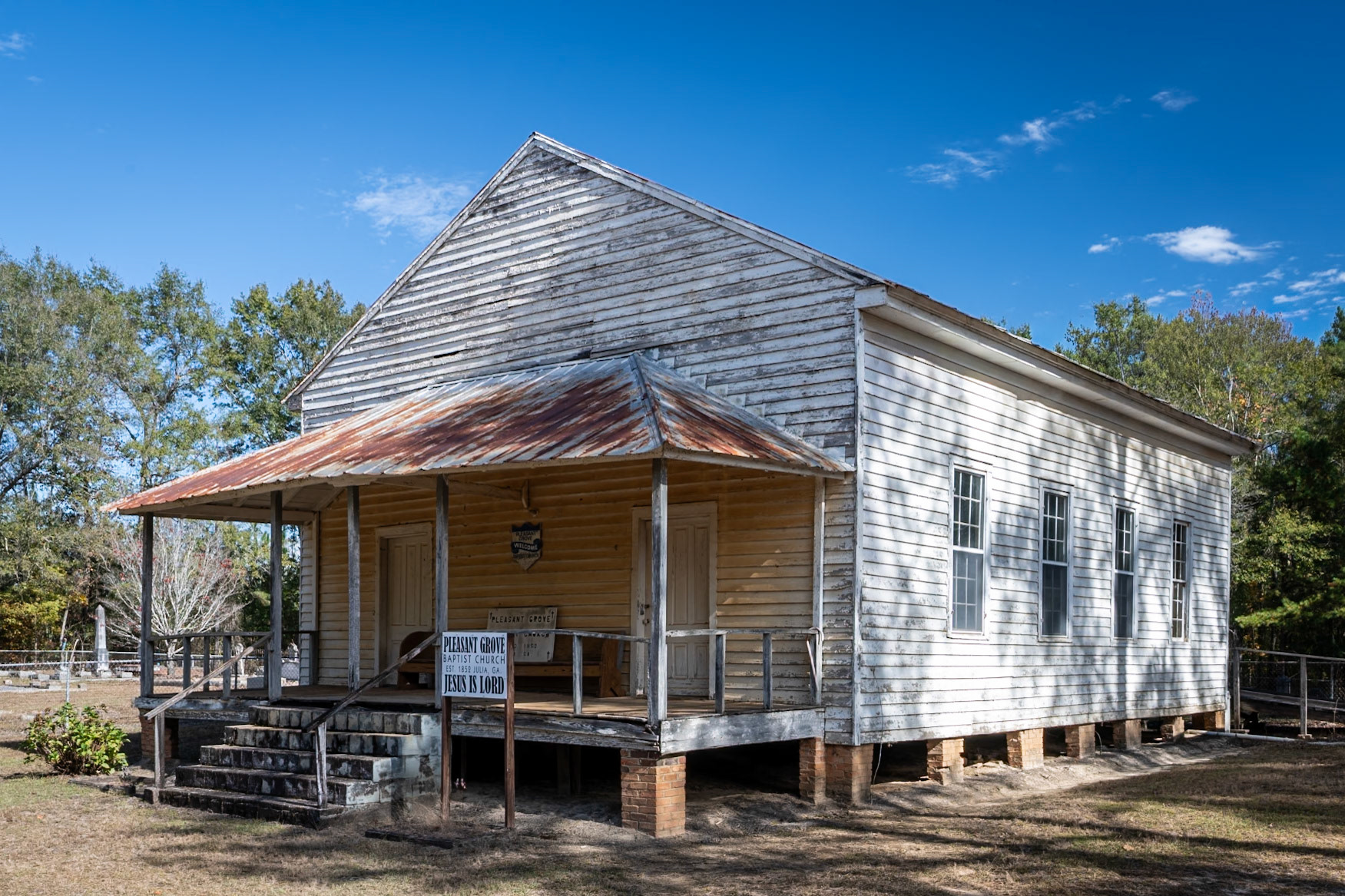 Pleasant Grove Baptist church in Stewart County, on HRCGA list, worked with Mac Moye