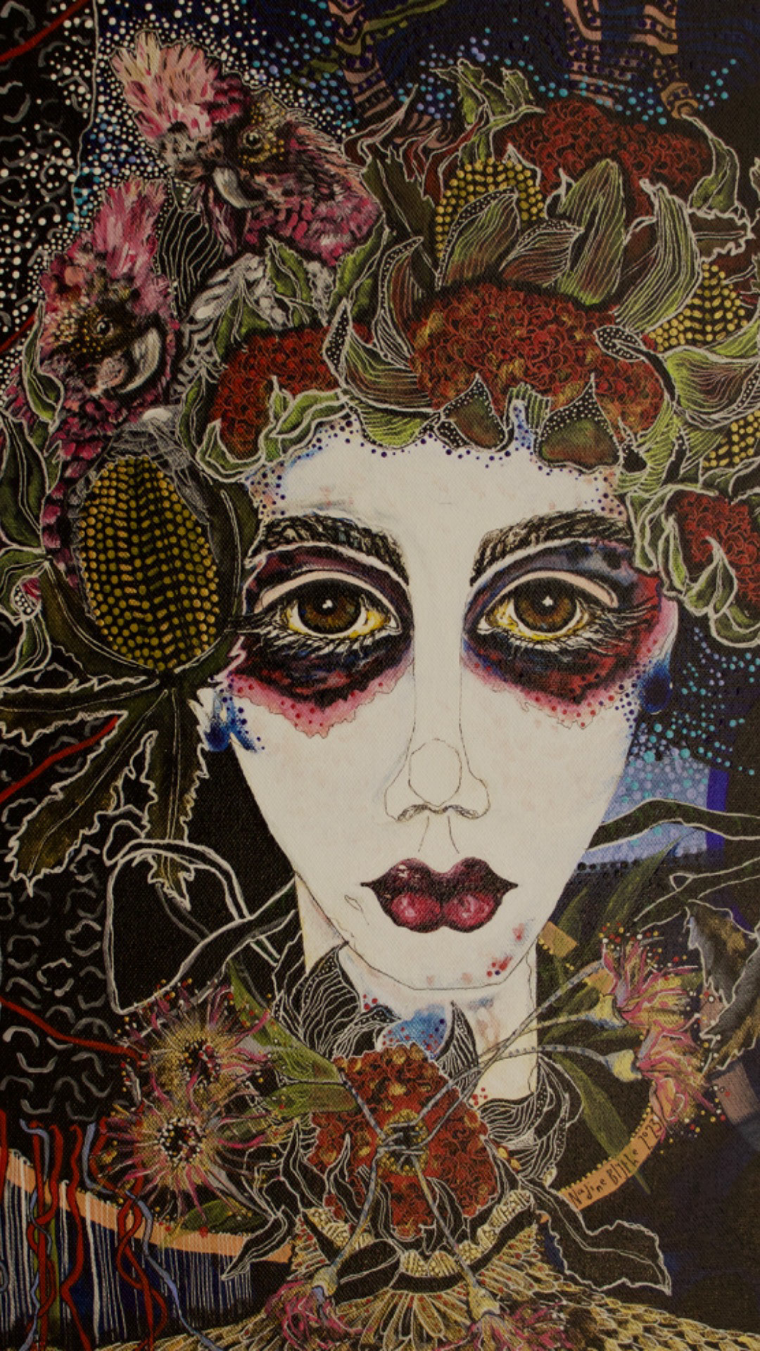 'Backyard Princess 2' 42x55cm SOLD