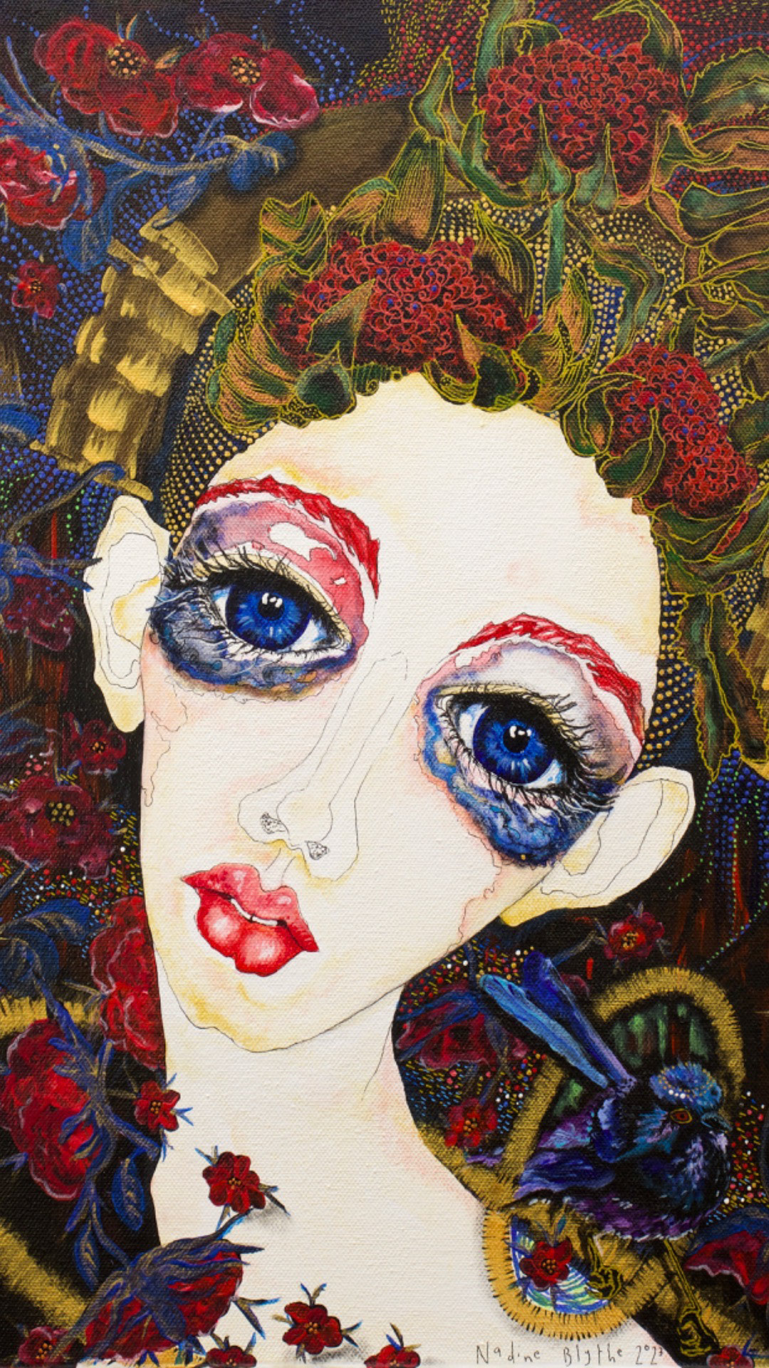 'Backyard Princess 3' 36x46cm SOLD