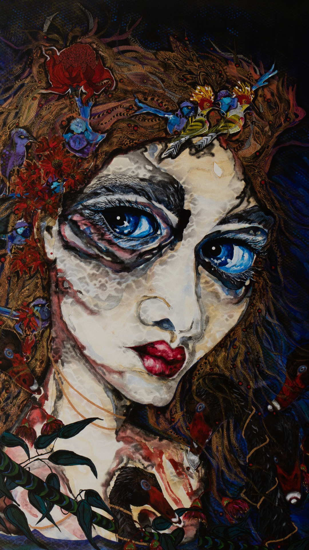 'Black Swan' 91x121cm