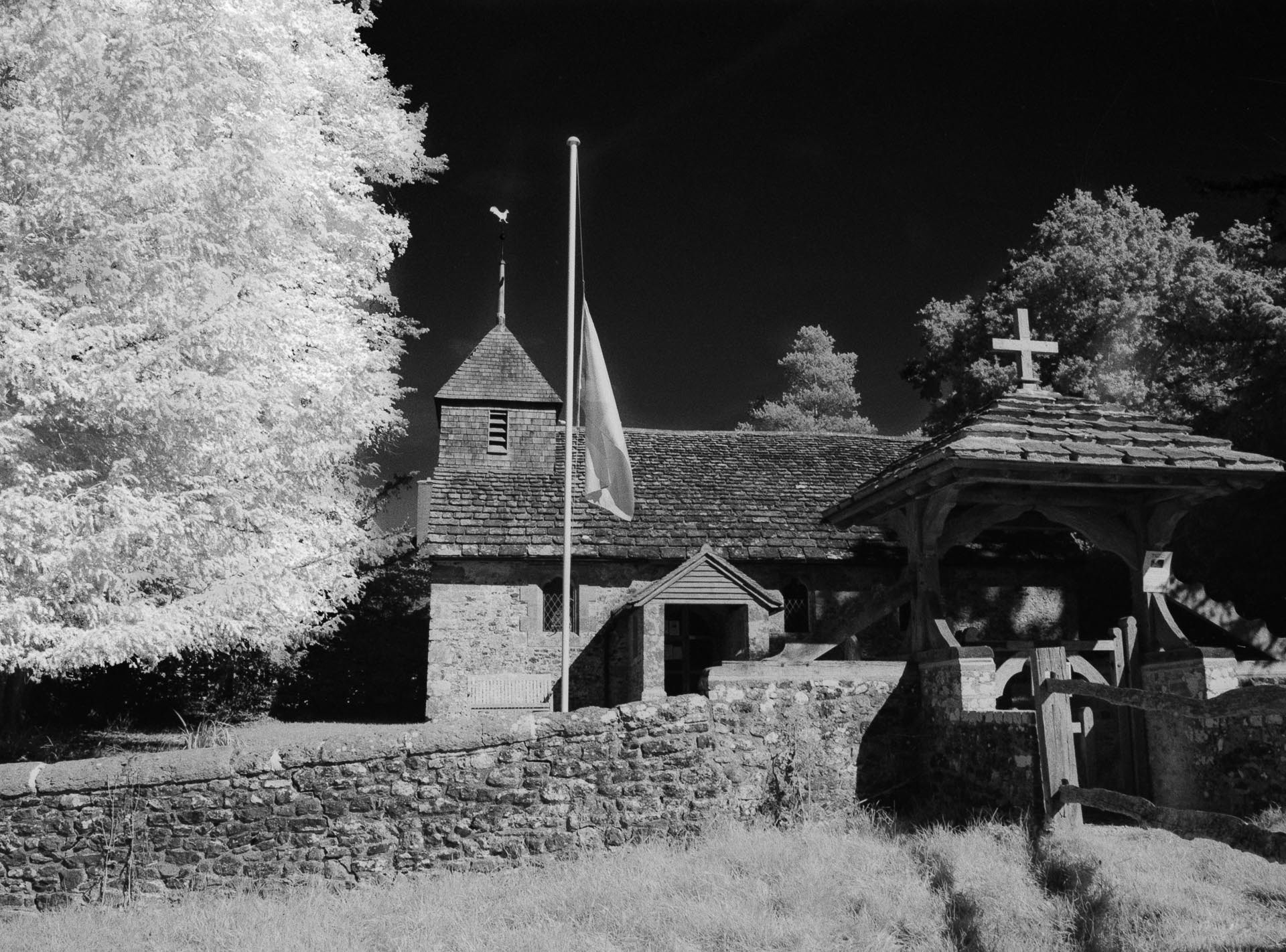 20220917 Wiggonholt Church (IR Film)