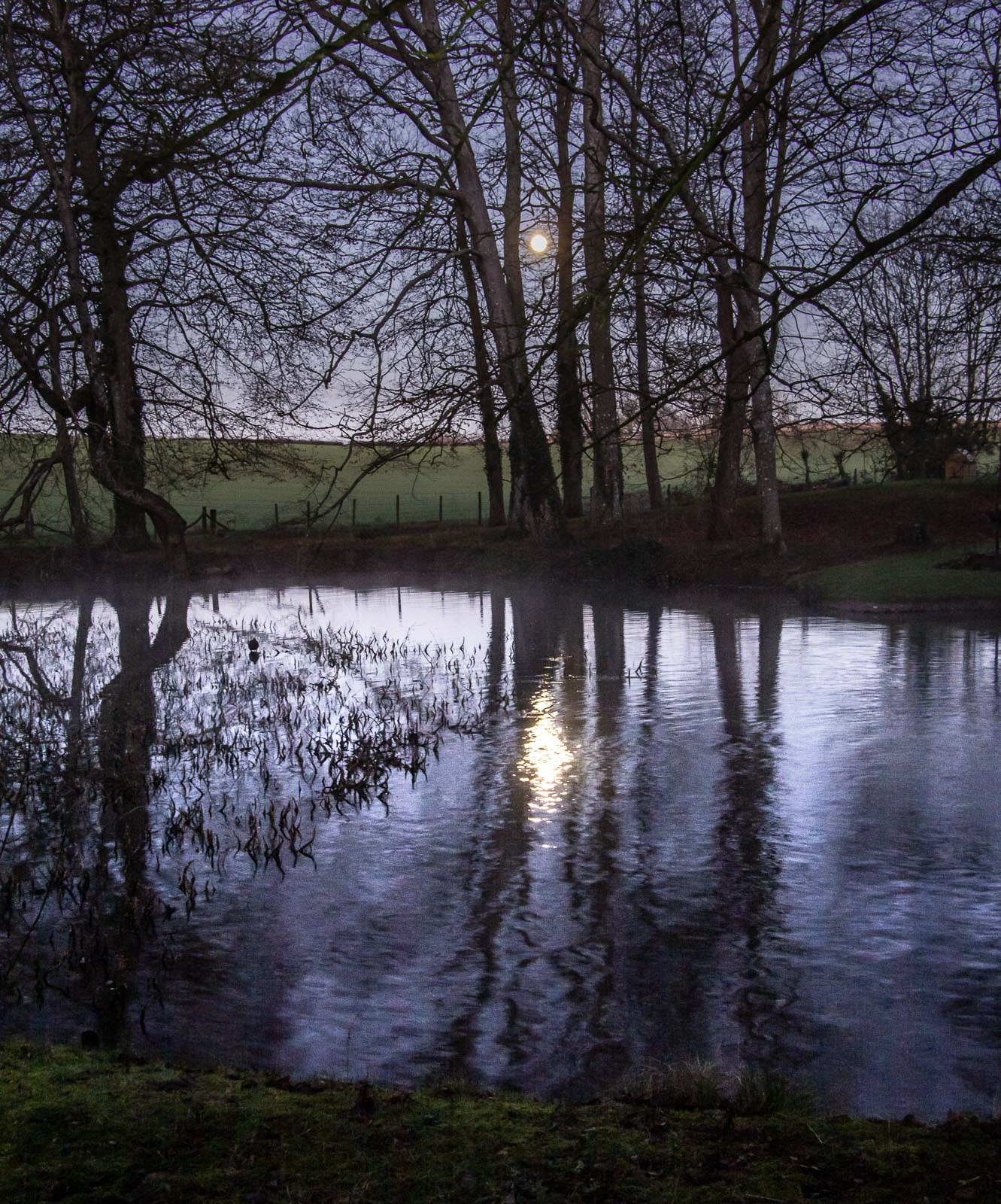 20220117 Moon Rise, Chantry Mere